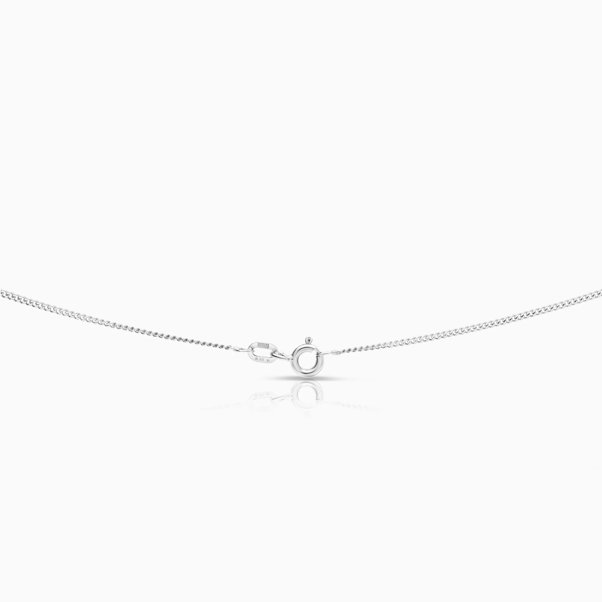 Gemstone necklace iolite 3.47g 18K white gold - Image 2