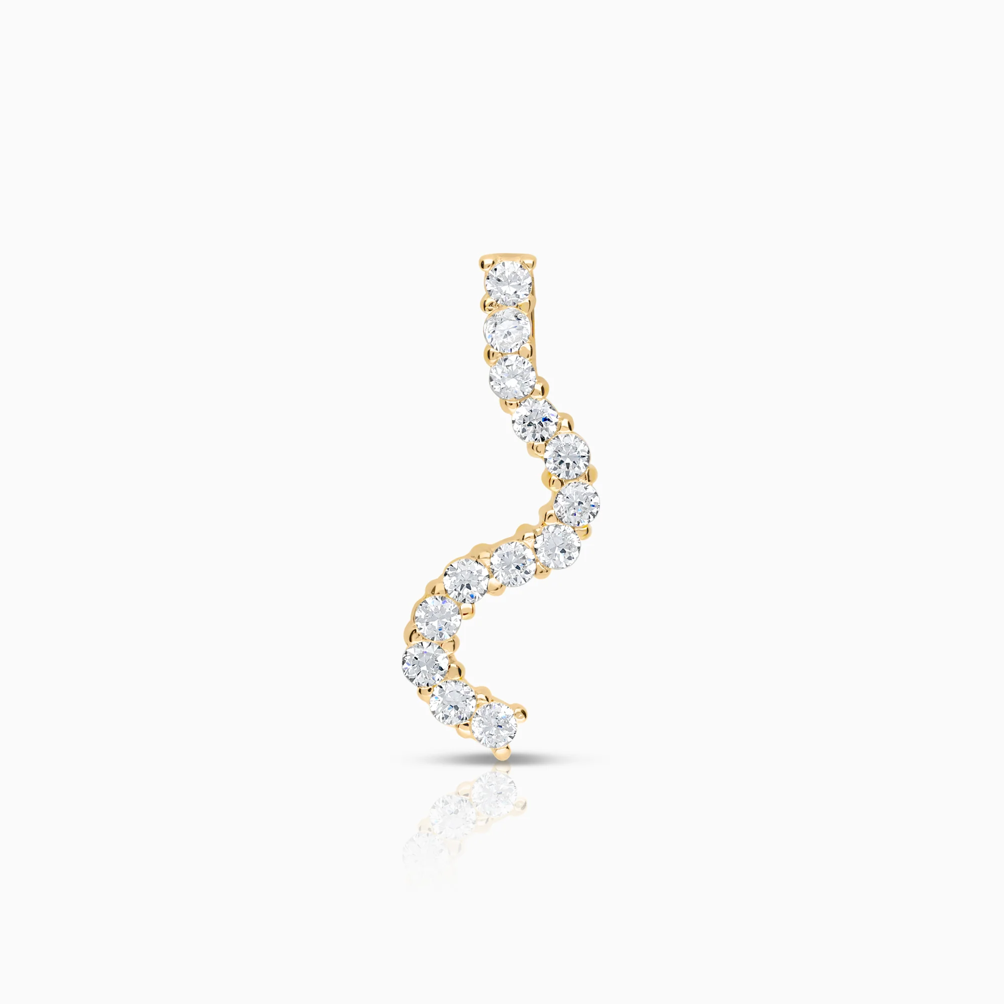 Cubic pendant 1.39g 18K gold