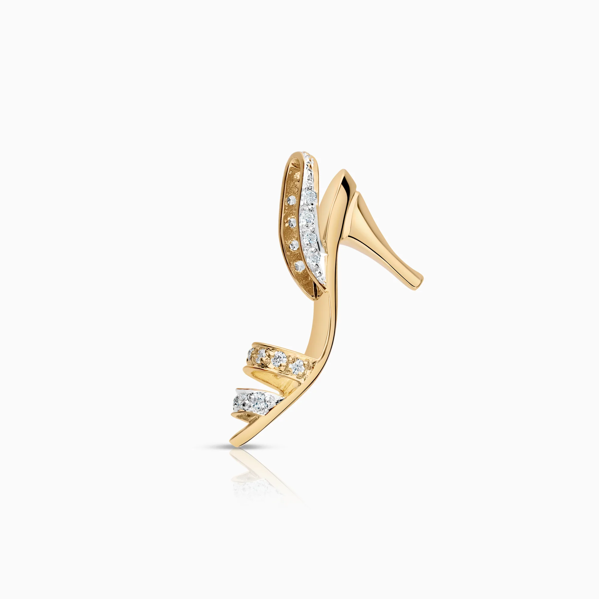 Charm pendant high heel shoe 3.01g 18K gold
