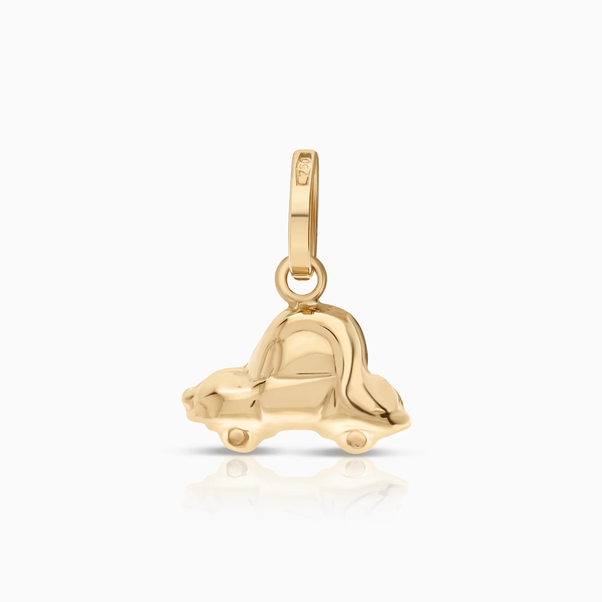 Pendant car 0.32g 18K gold