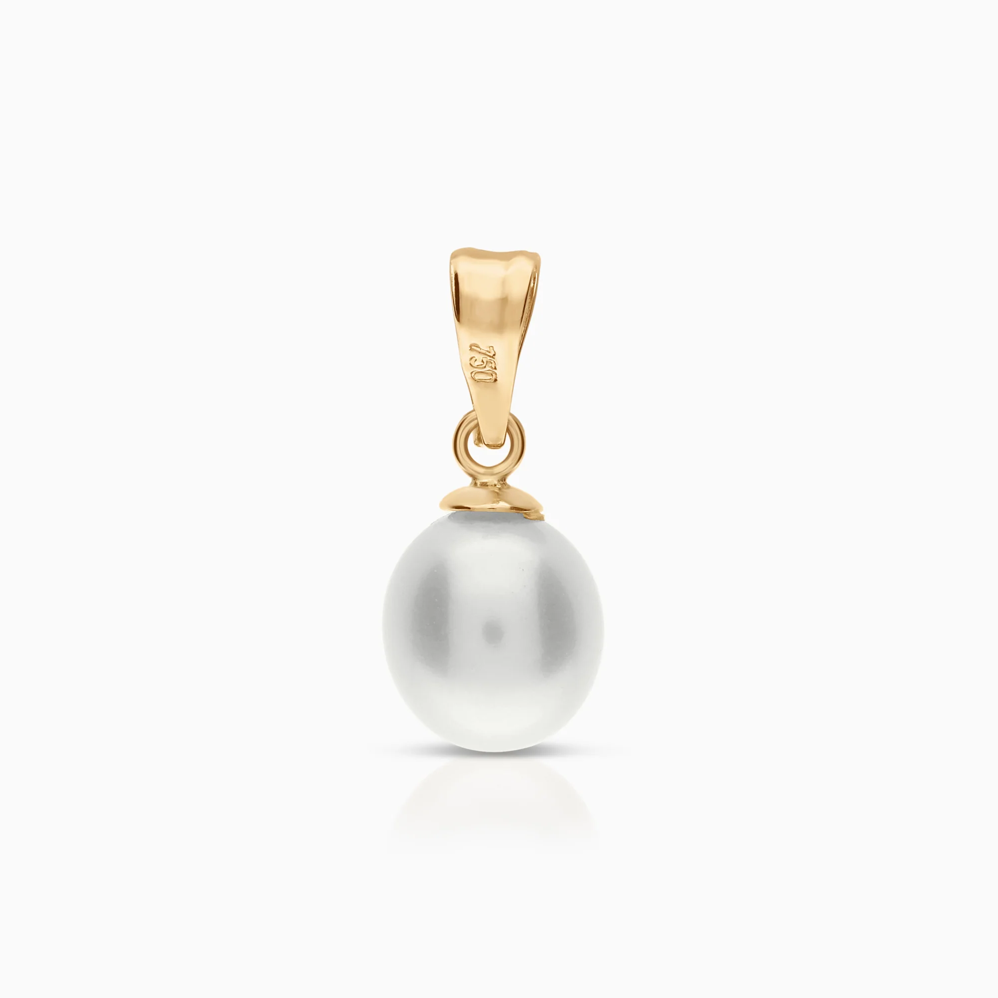 Pearl pendant 0.62g 18K gold
