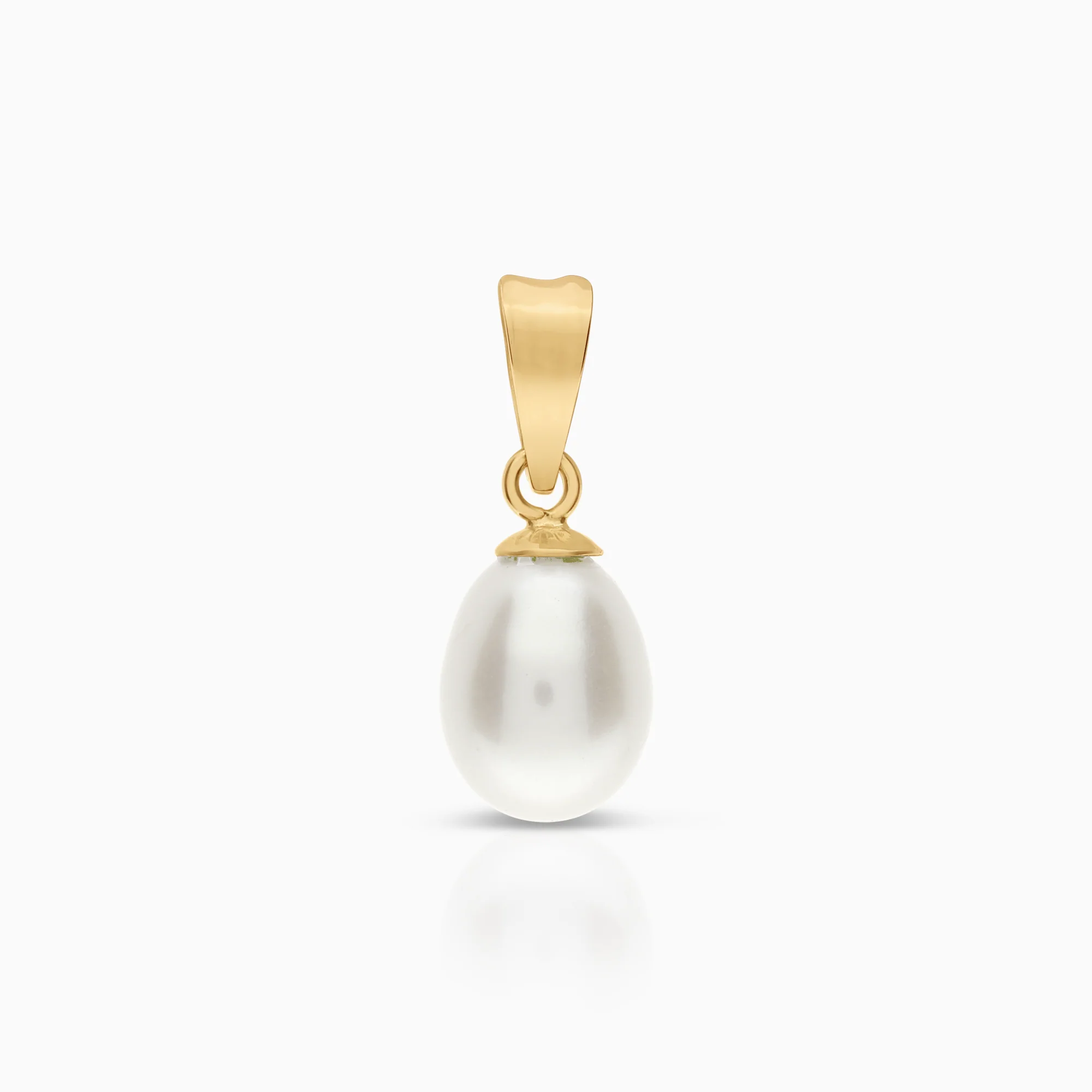 Pearl pendant 0.63g 18K gold