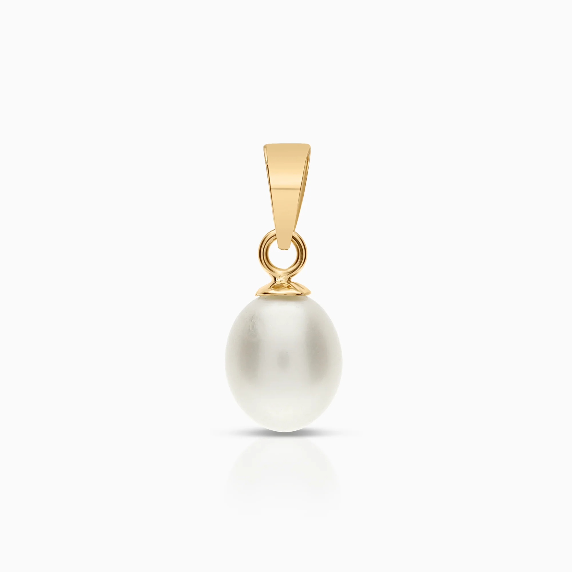 Pearl pendant 0.64g 18K gold