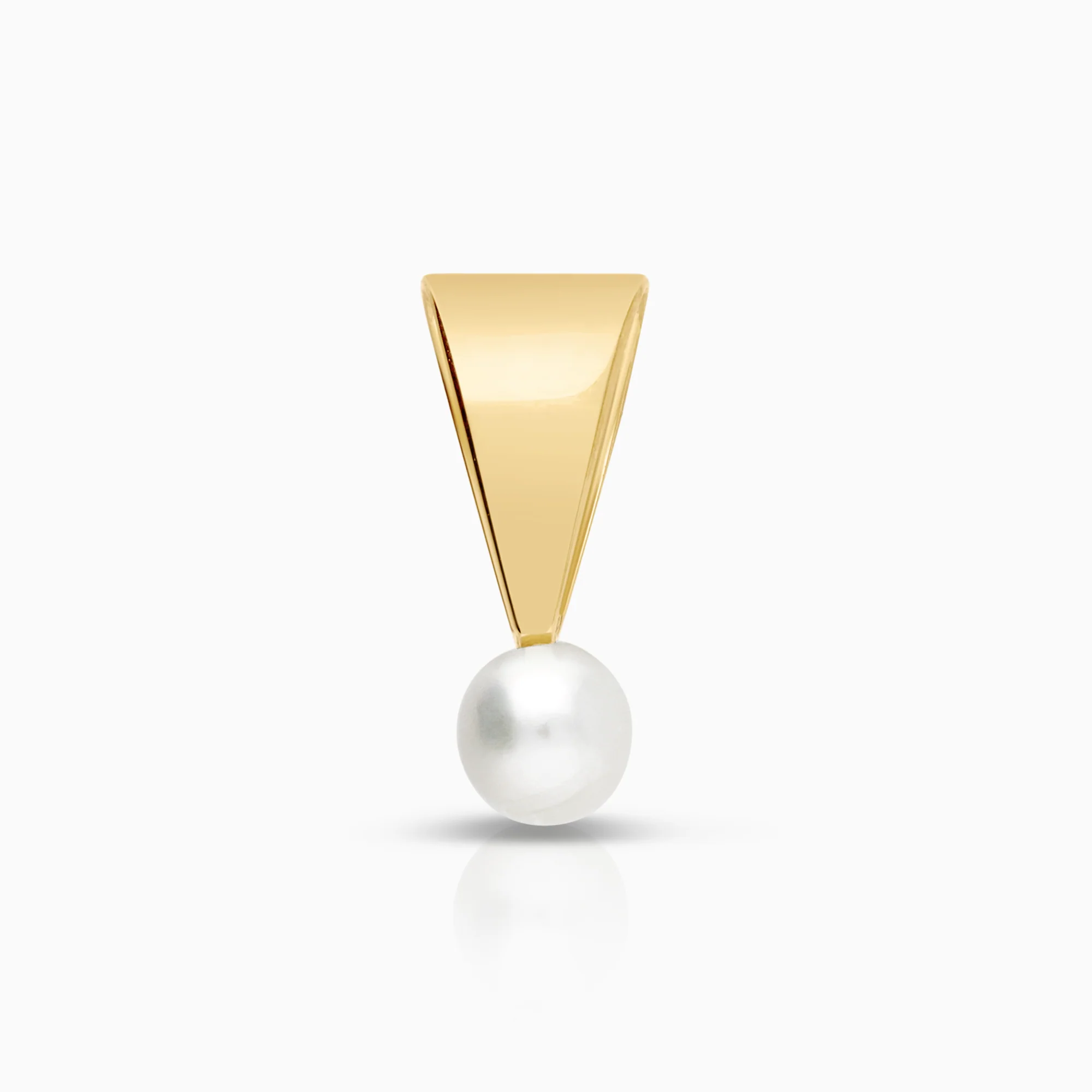 Pearl pendant 0.67g 18K gold