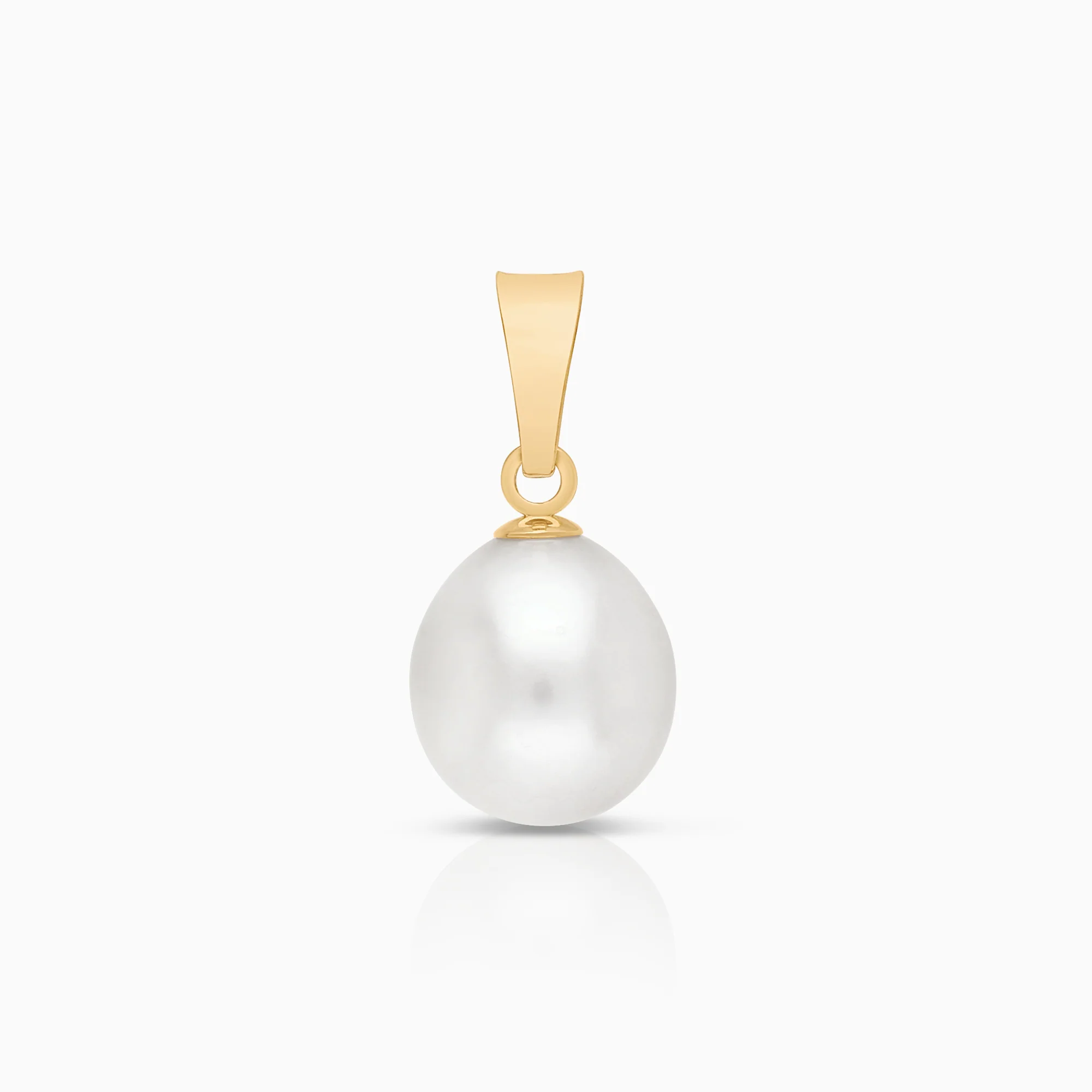 Gemstone pendant pearl 1.38g 18K gold