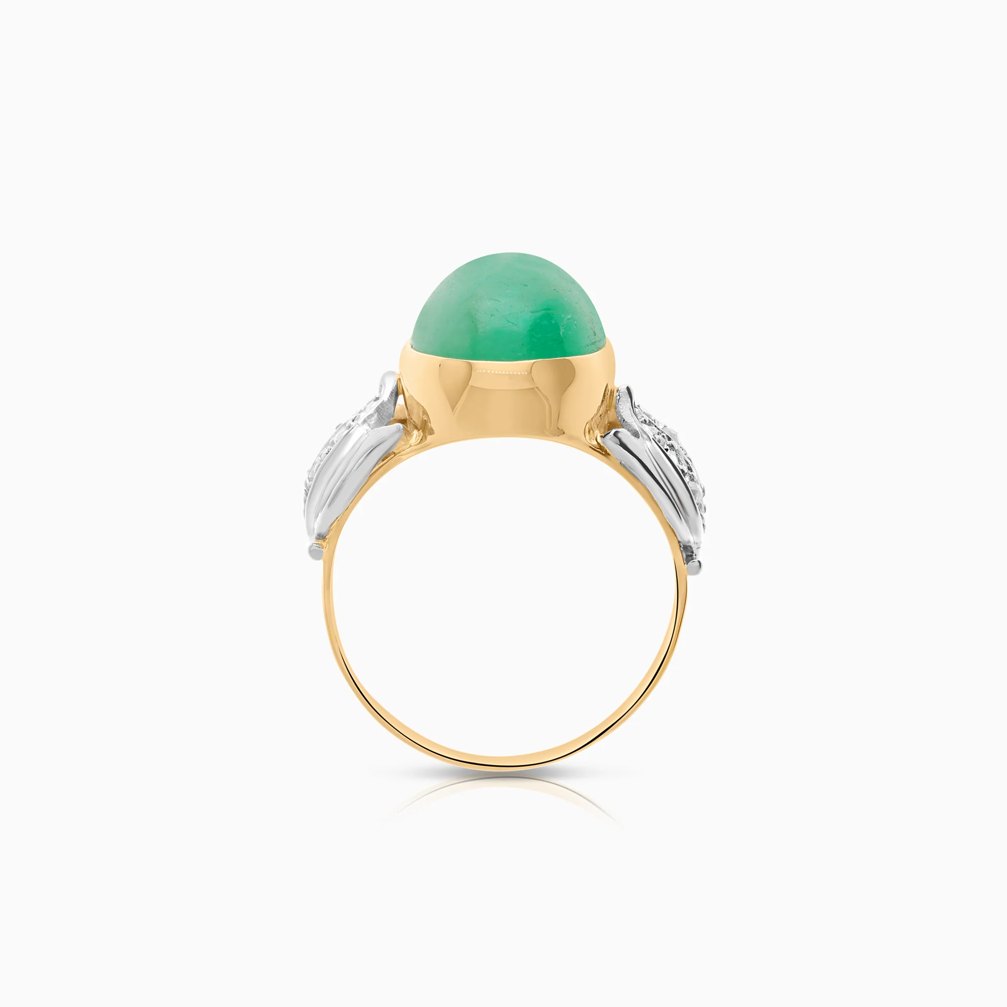 Gemstone ring 0.06ct 18K gold - Image 2