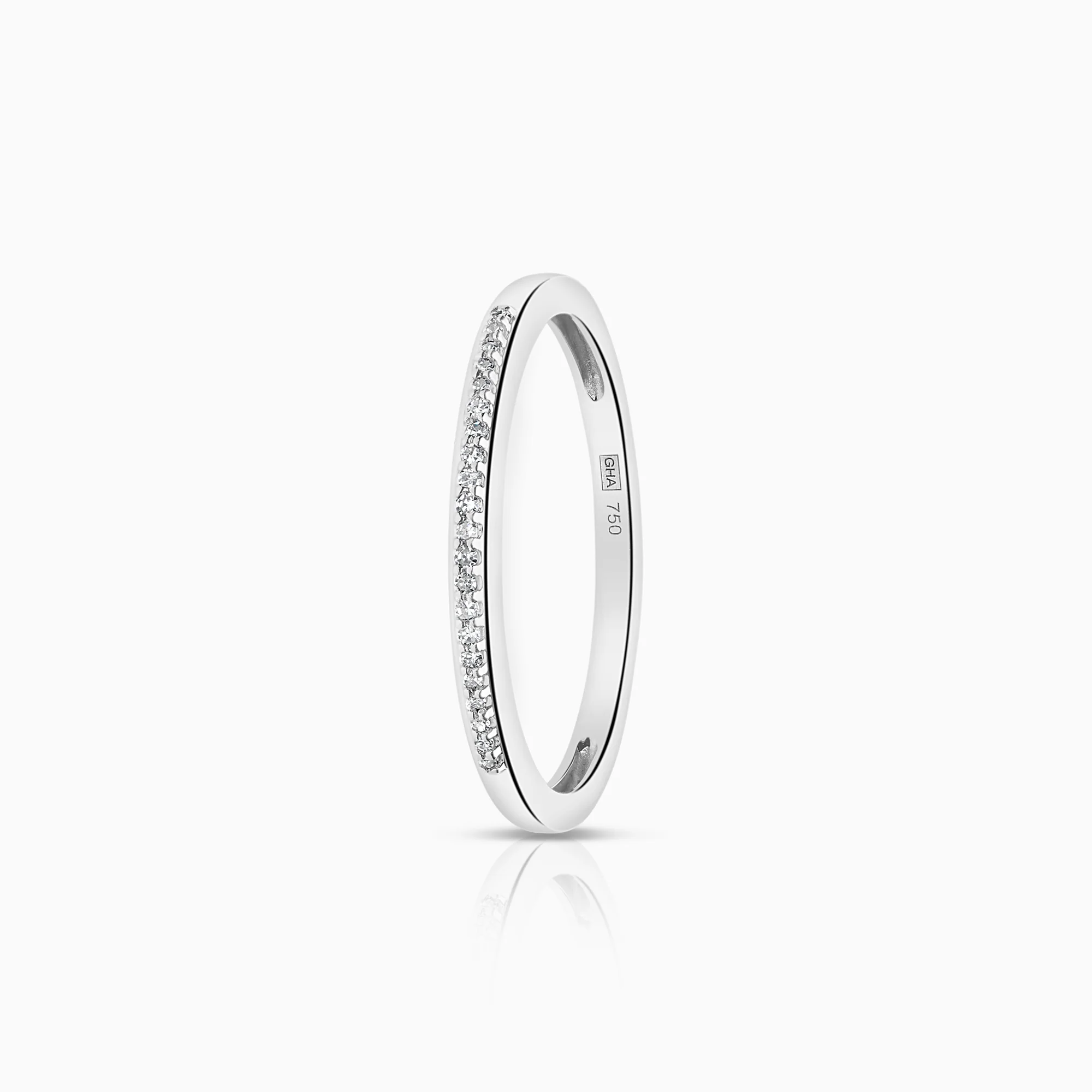 Eternity Ring 0.05ct 18K white gold