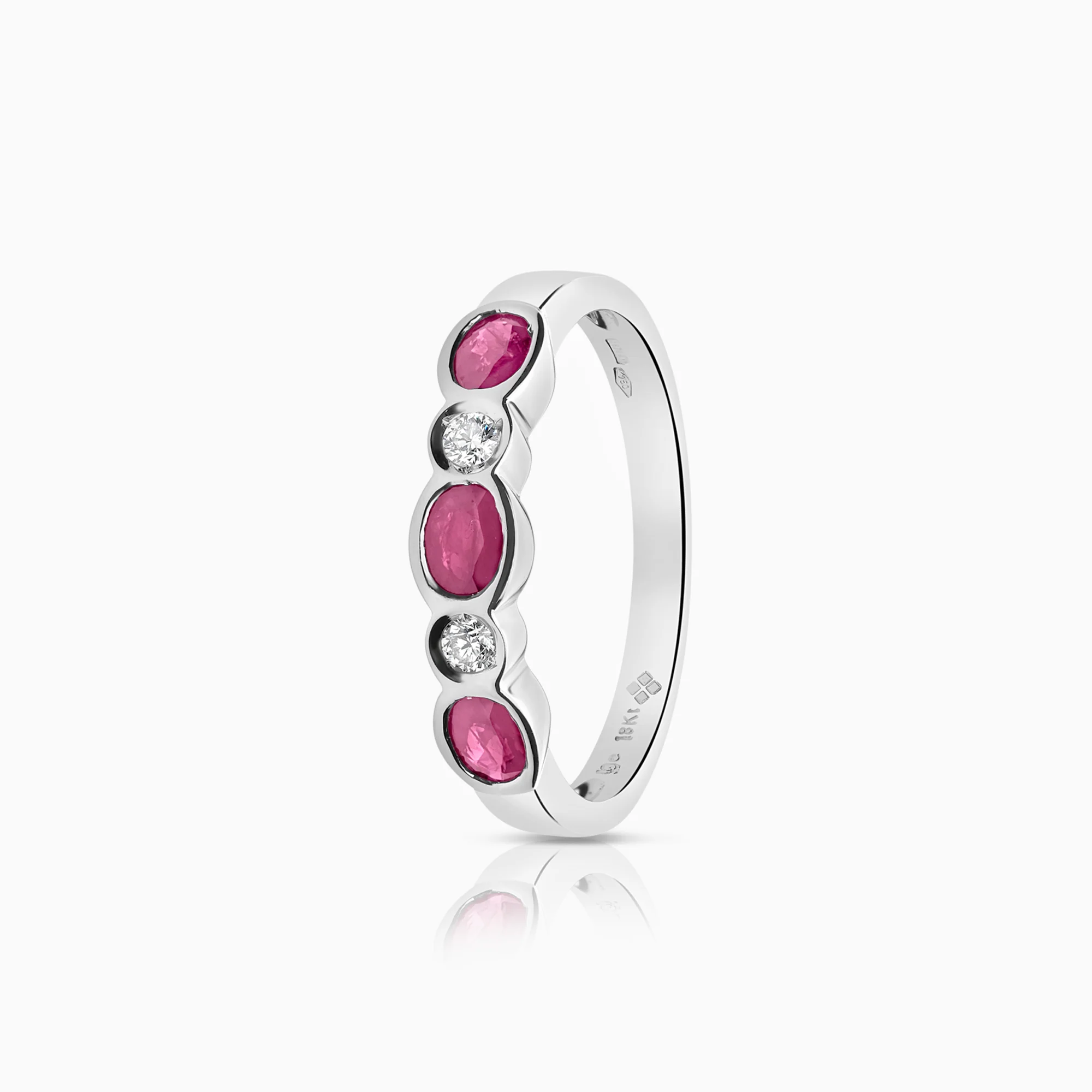 Eternity Ring 0.06ct 18K white gold