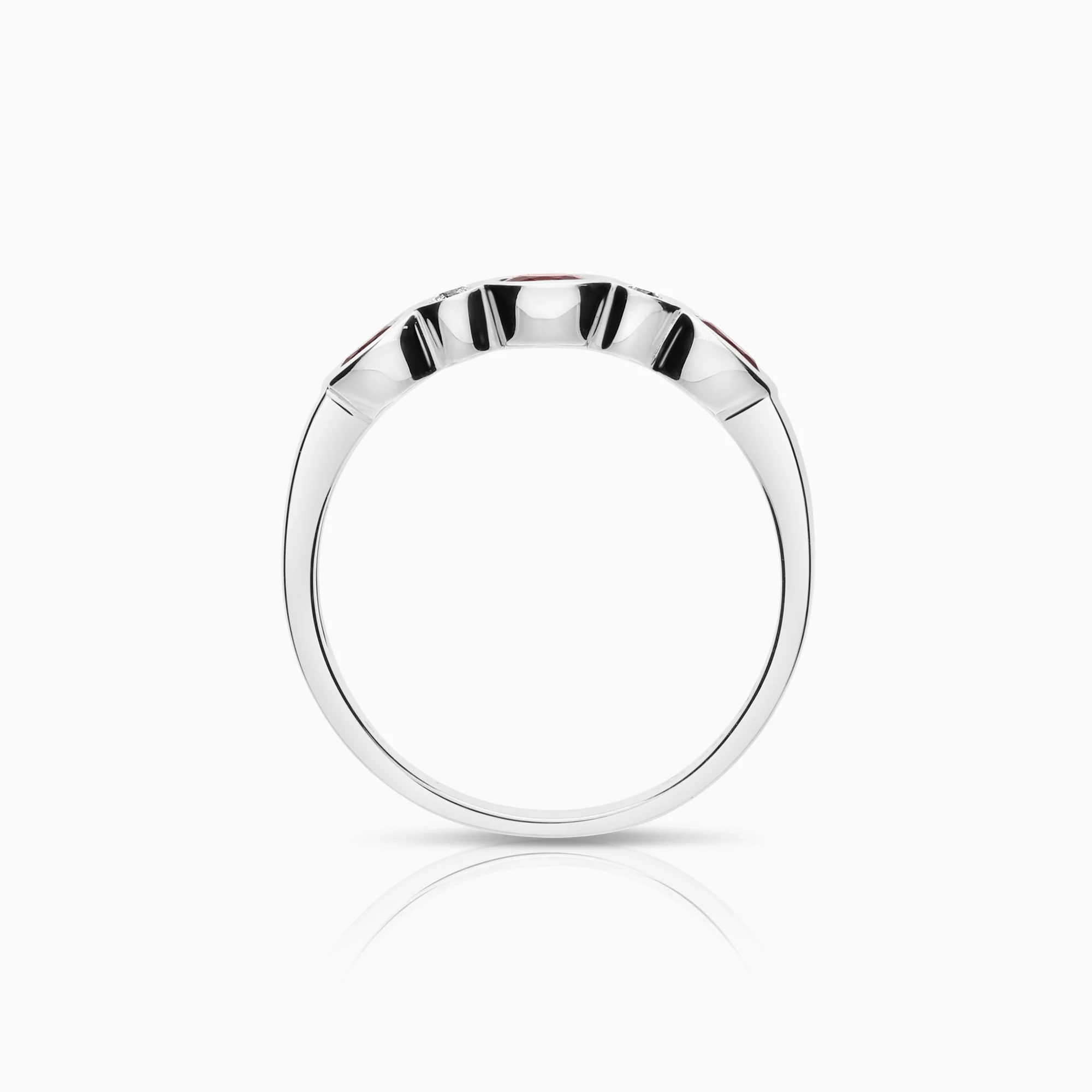 Eternity Ring 0.06ct 18K white gold - Image 2