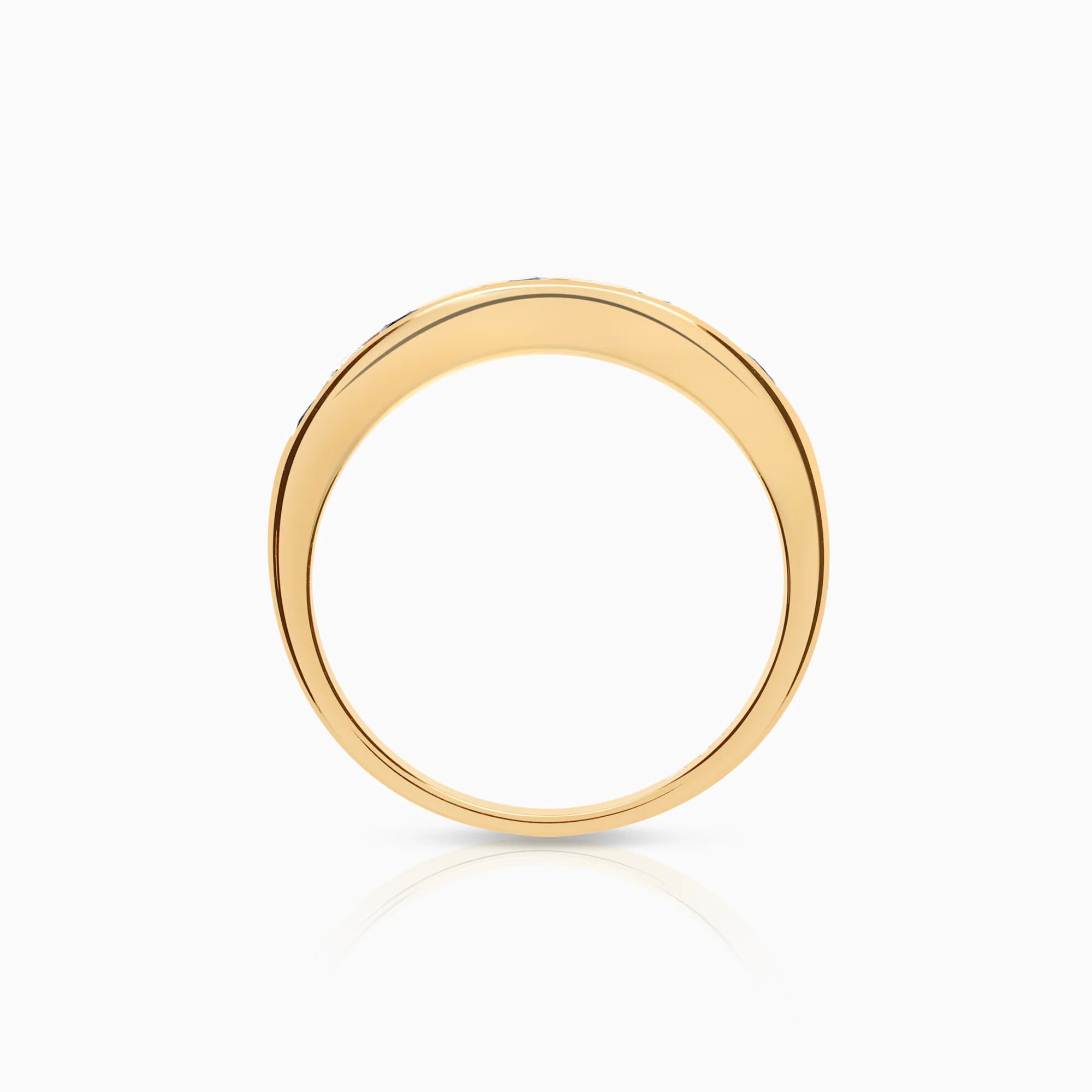 Eternity Ring sapphires 0.12ct 18K yellow gold - Image 2