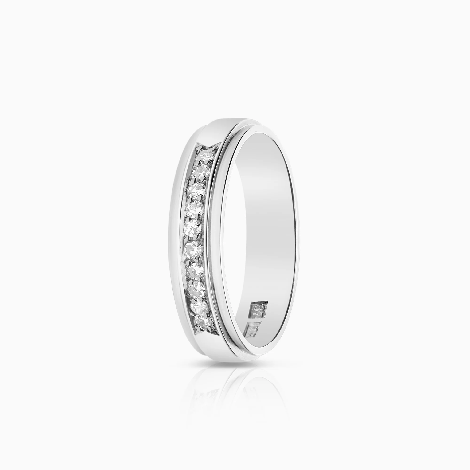 Eternity Ring 0.12ct 18K white gold