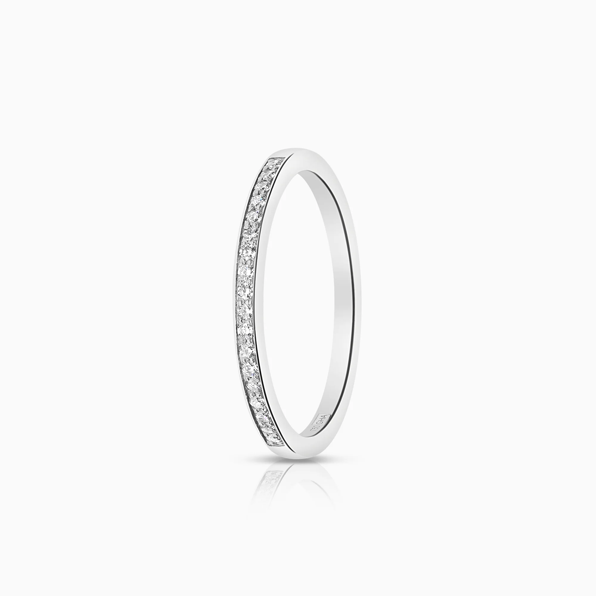 Eternity Ring 0.13ct 18K white gold