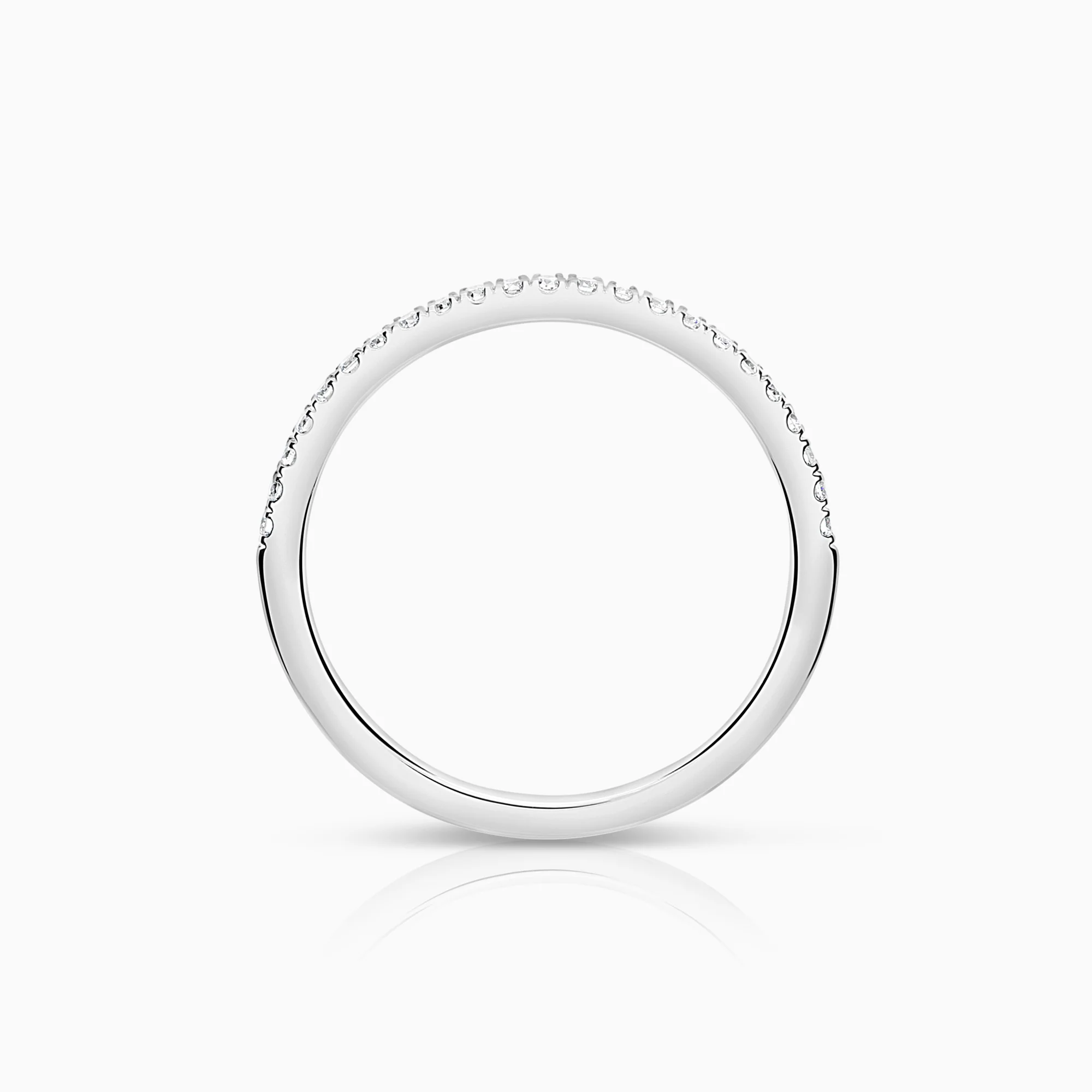 Eternity ring 0.18ct 18K white gold - Image 2
