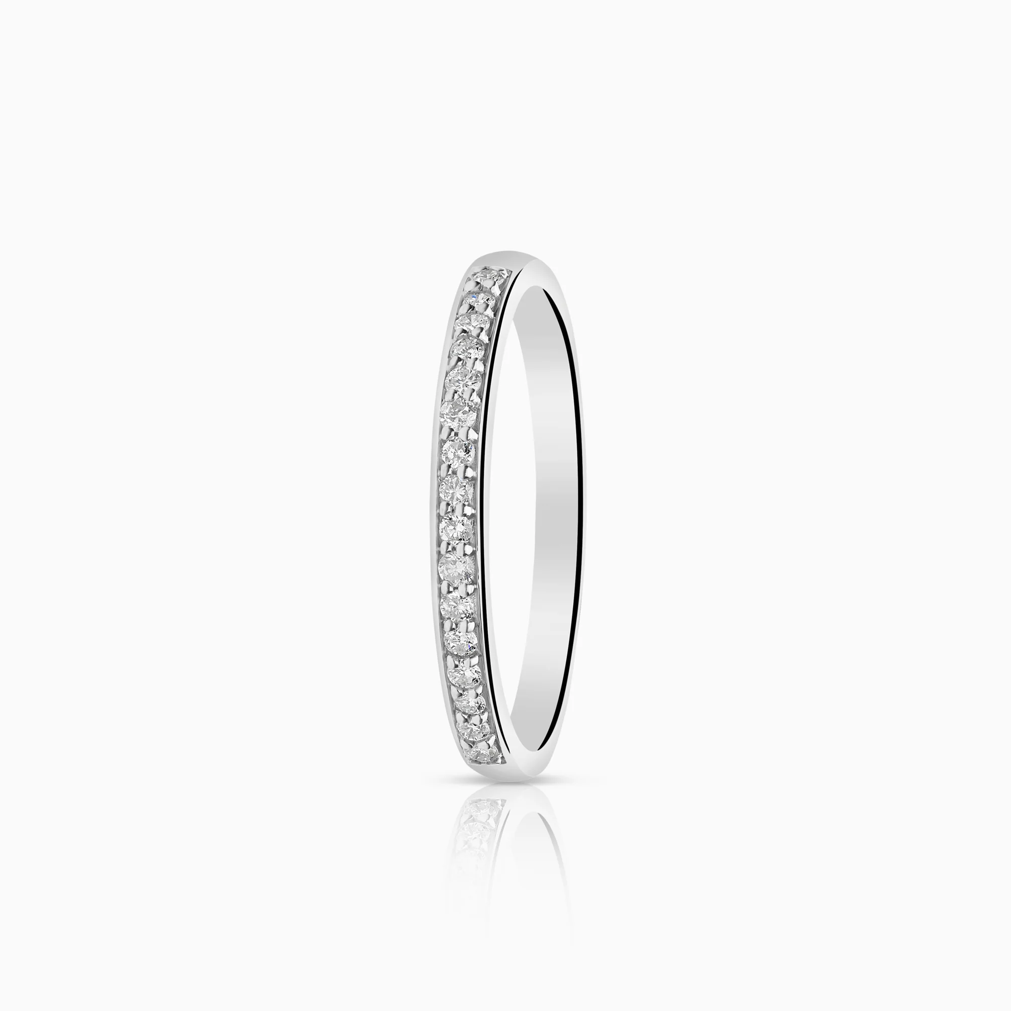 Eternity Ring 0.19ct 18K white gold