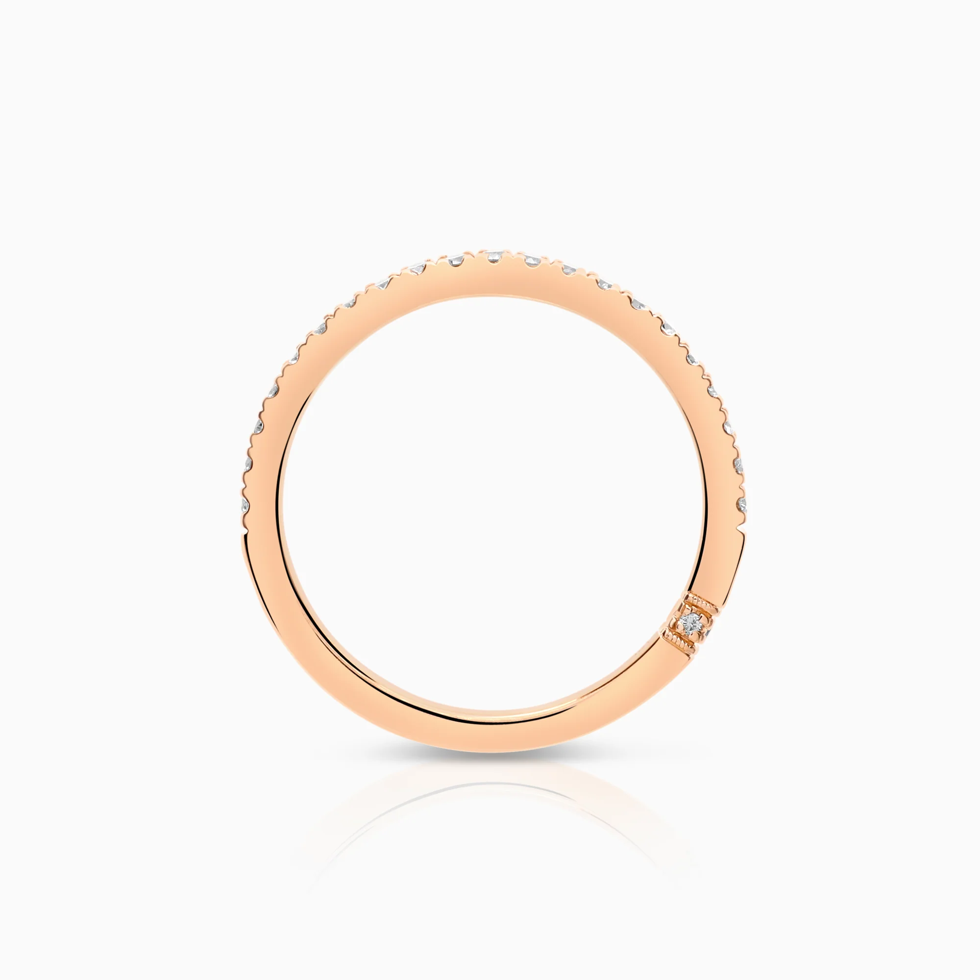 Eternity Ring 0.22ct 18K rose gold - Image 2