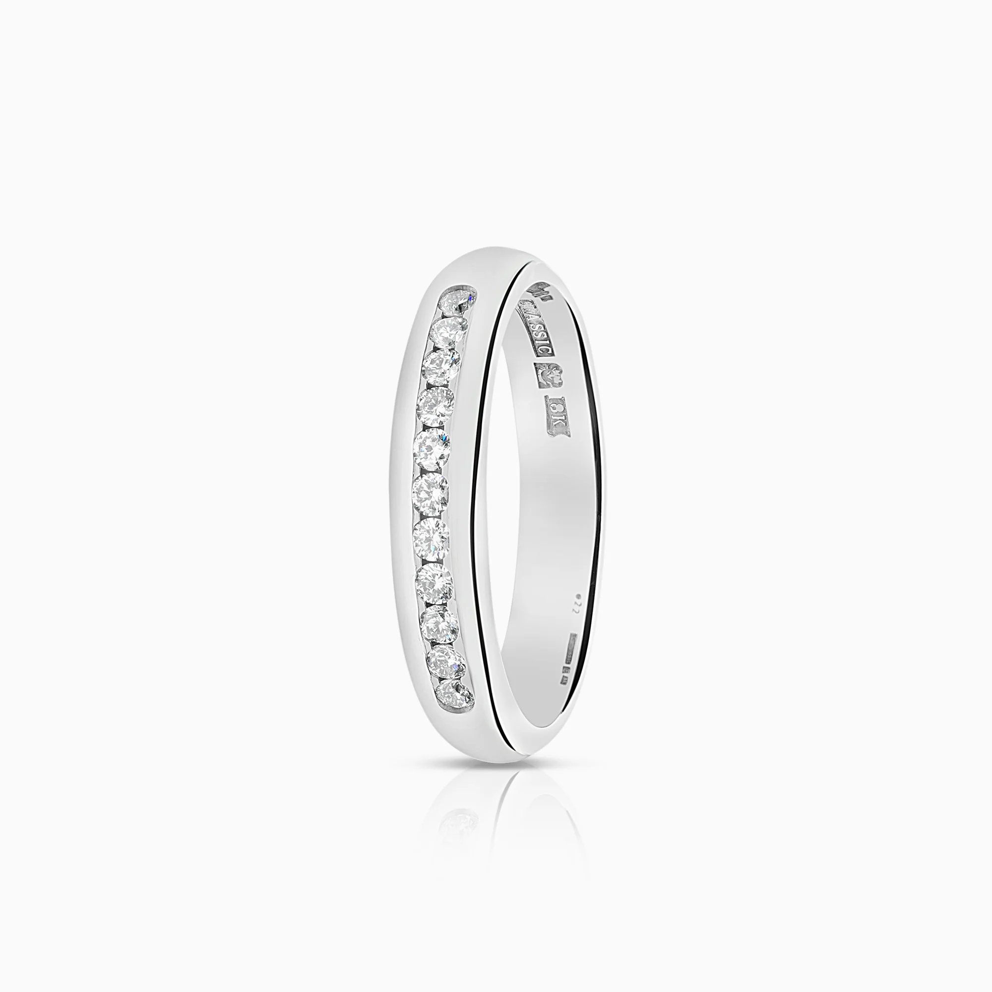 Eternity Ring 0.22ct 18K white gold