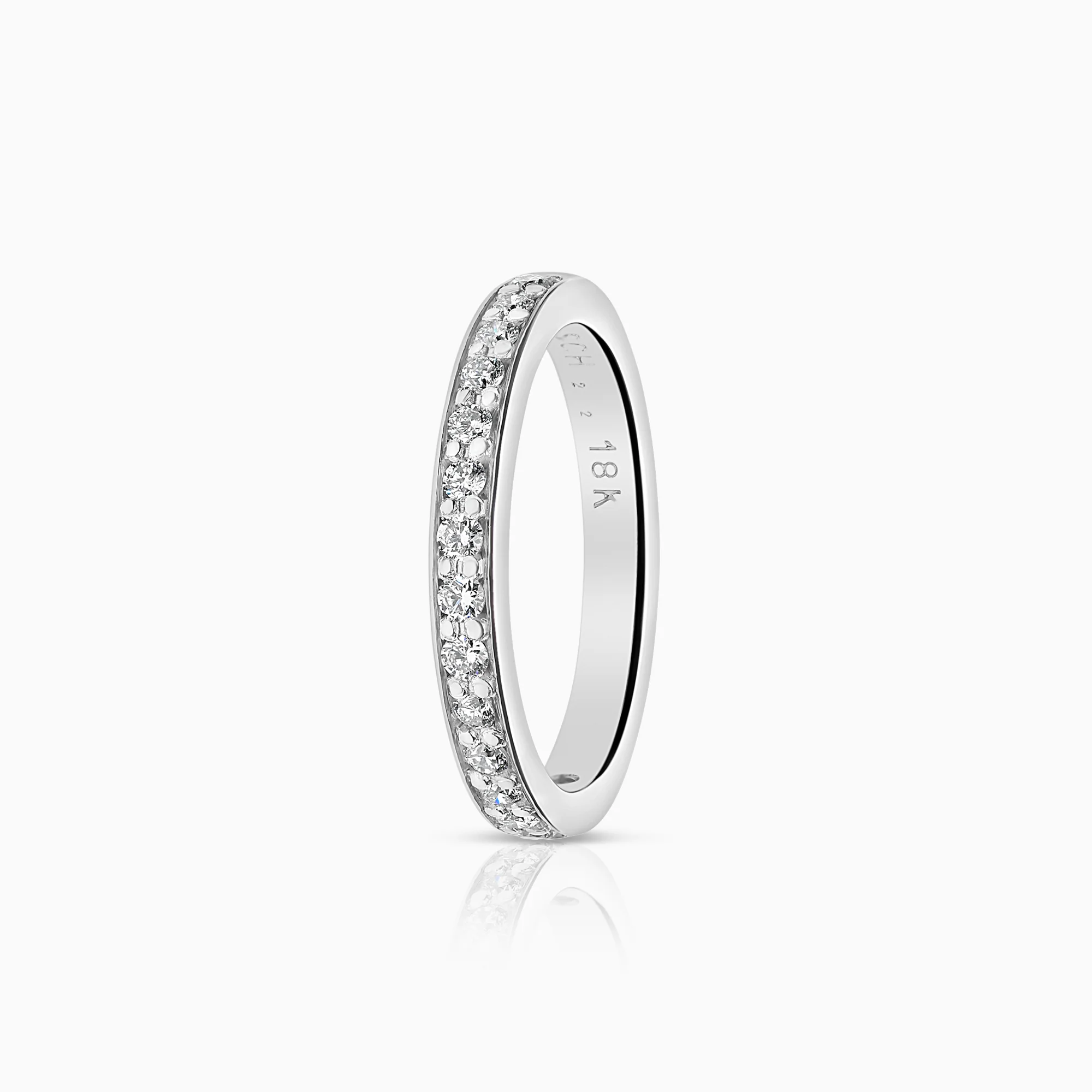 Eternity Ring 0.24ct 18K white gold