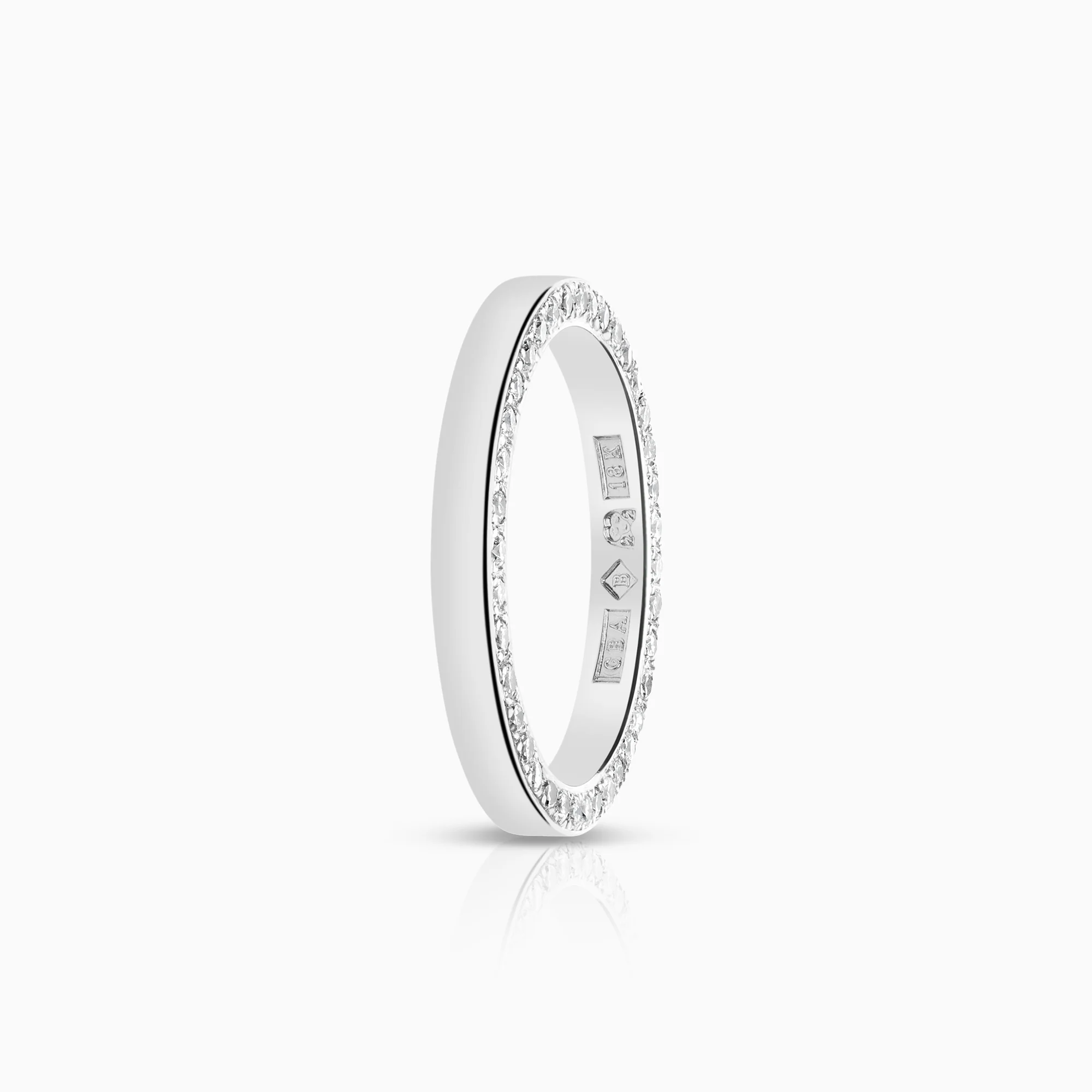 Eternity Ring 0.38ct 18K white gold
