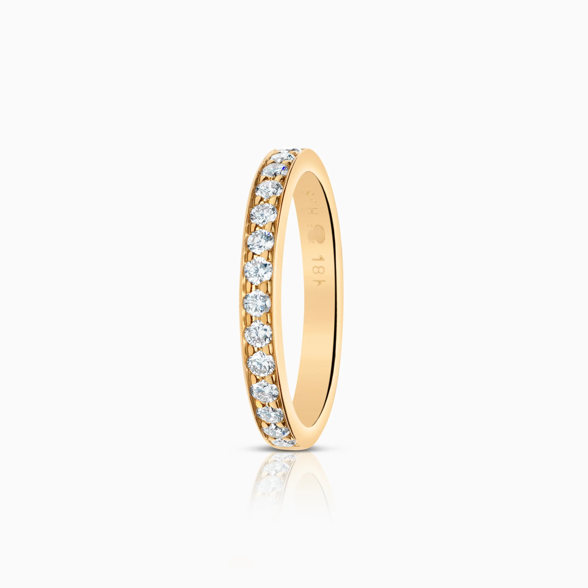Eternity ring 0.42ct 18K gold
