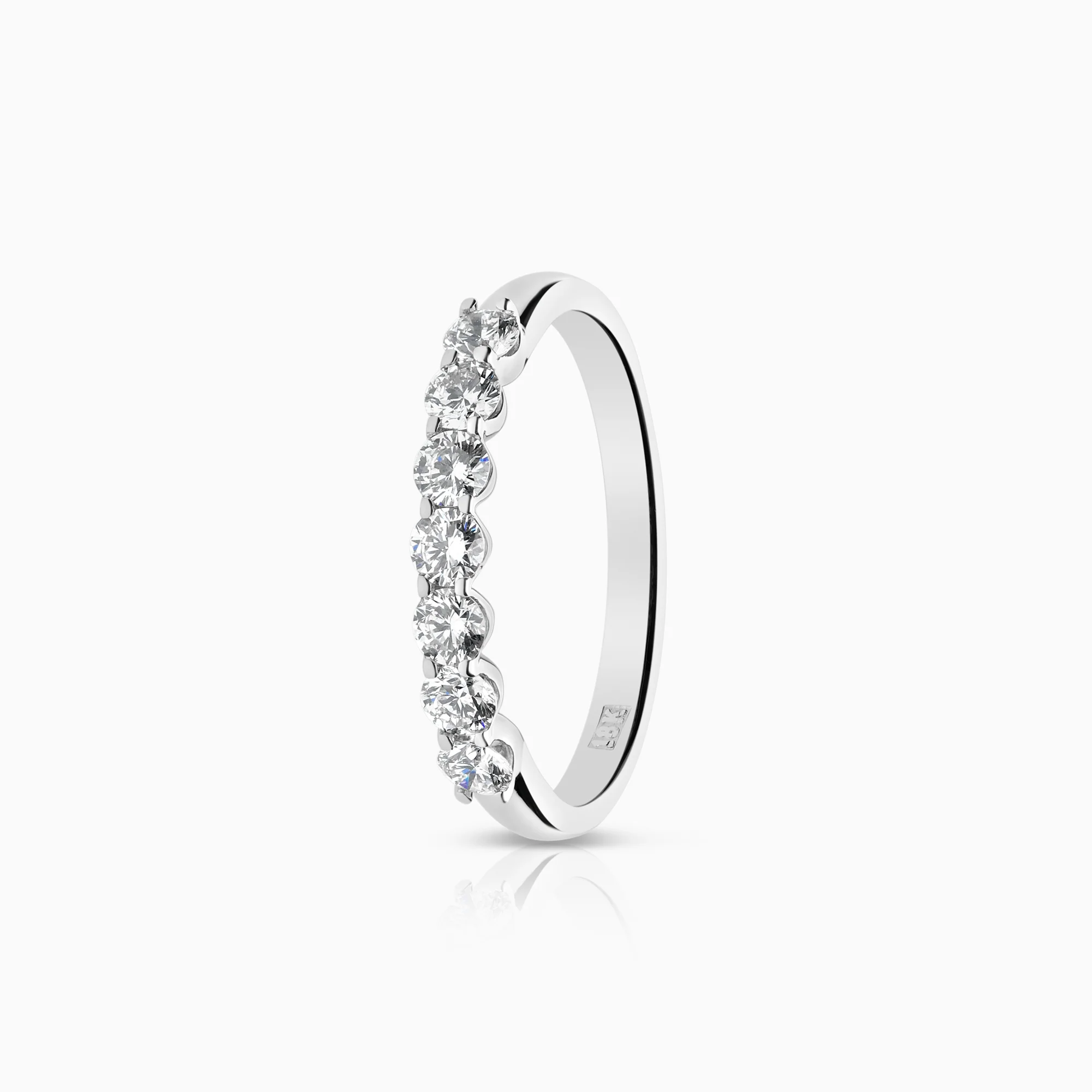 Eternity Ring 0.46ct 18K white gold