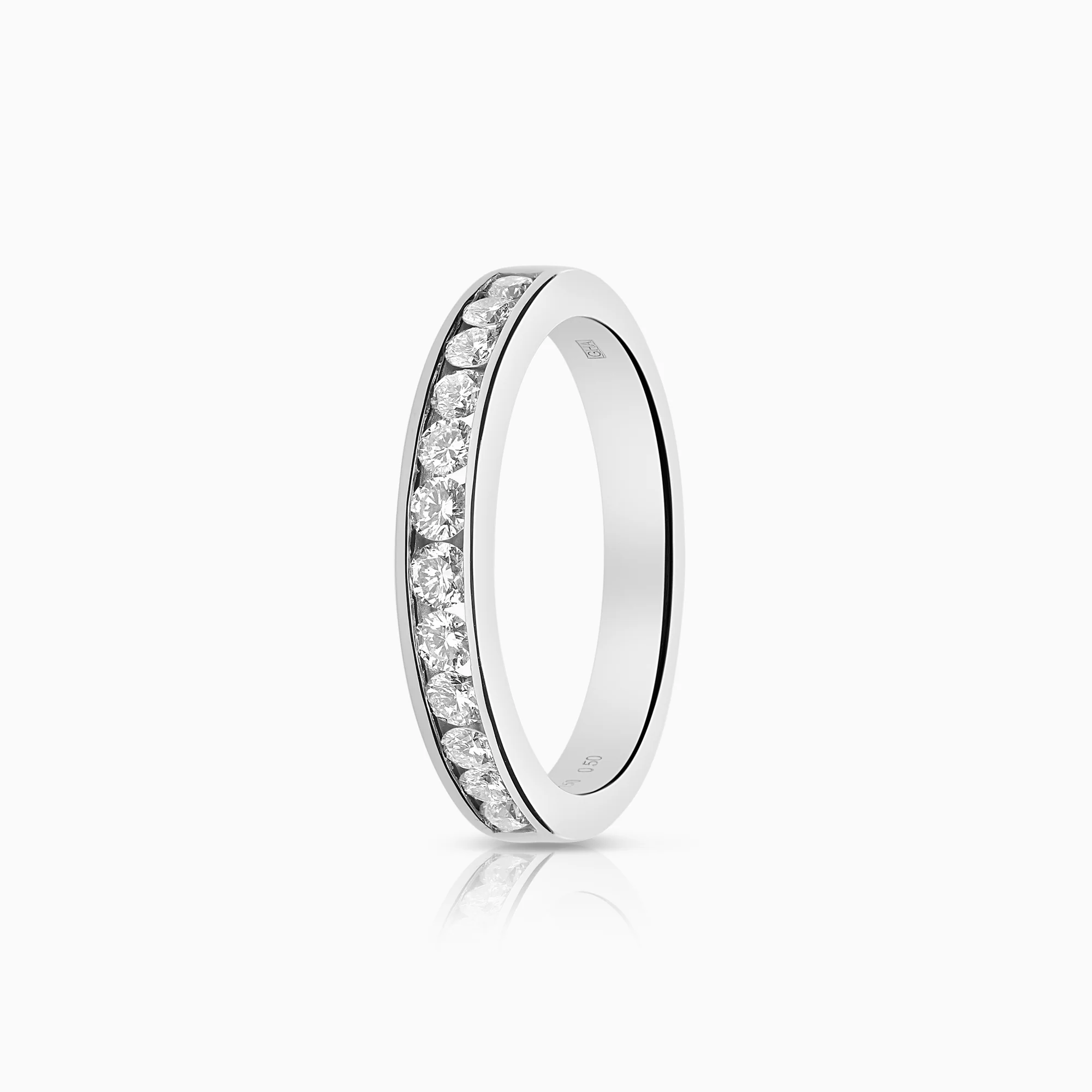 Eternity ring 0.48ct 18K white gold