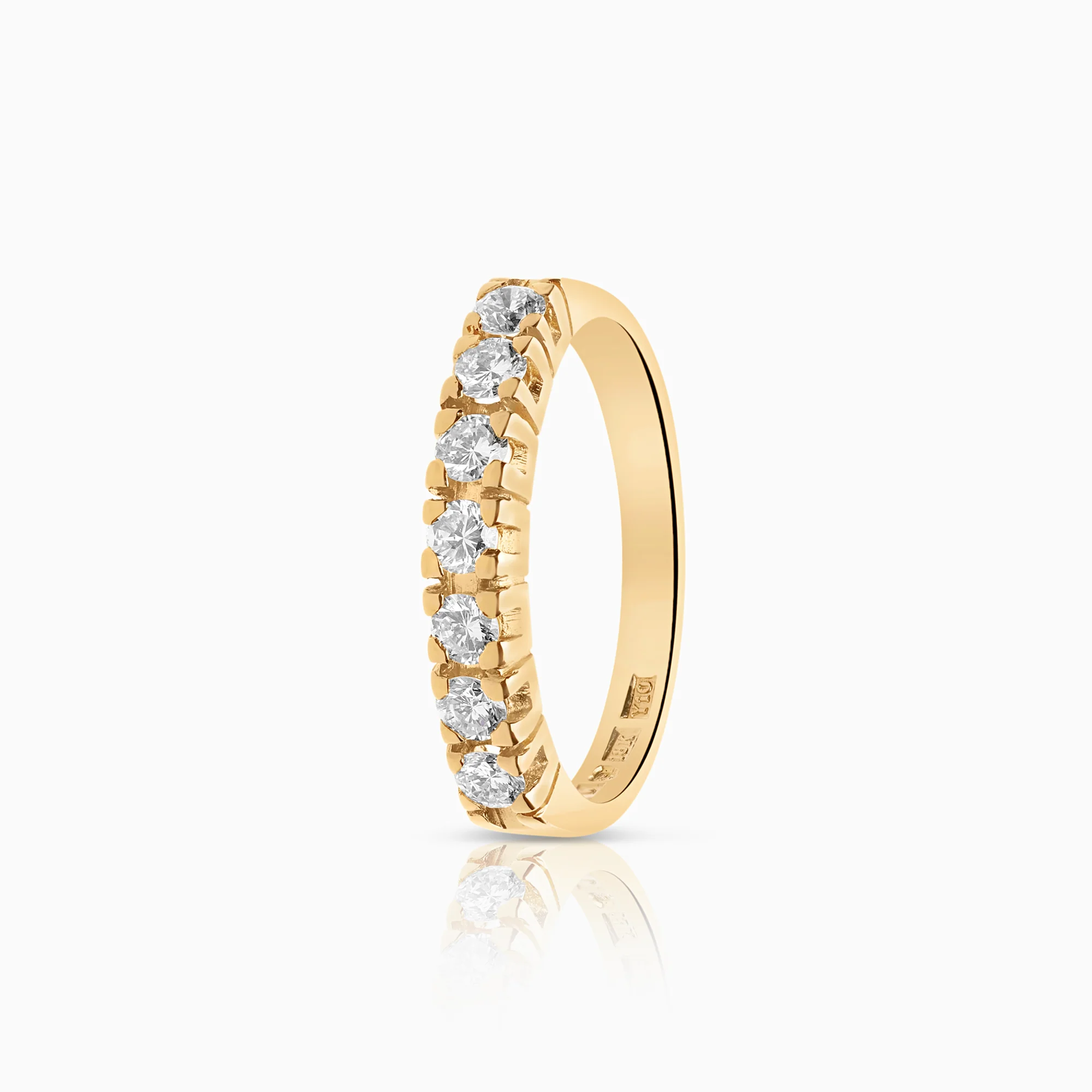 Eternity ring 0.49ct 18K gold