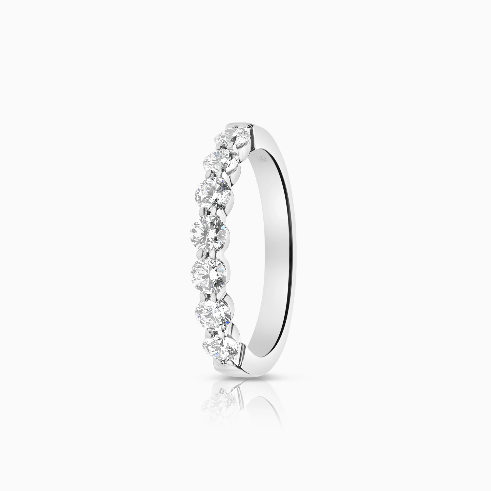 Eternity Ring 0.49ct 18K white gold