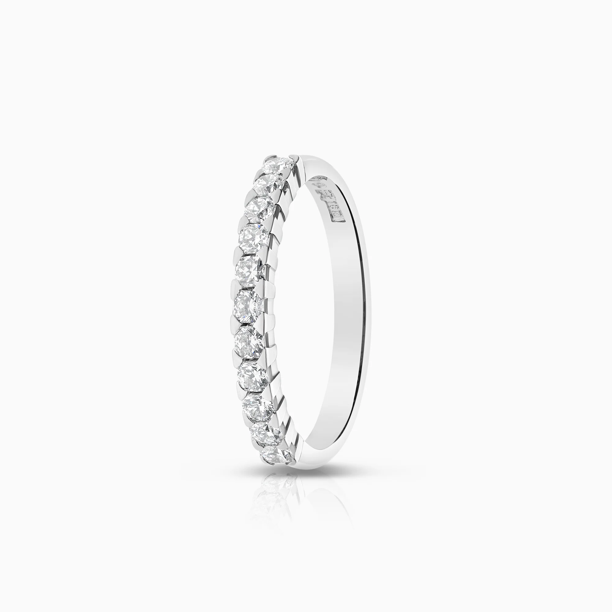 Eternity Ring 0.55ct 18K white gold
