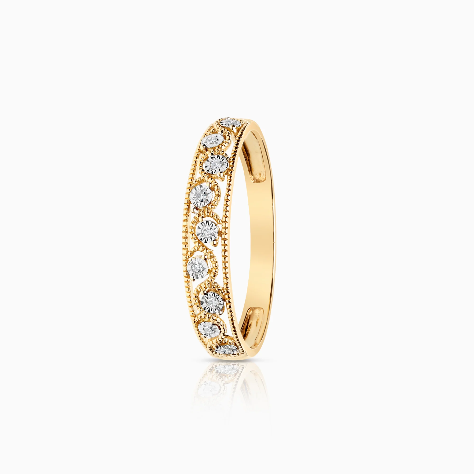 Eternity Ring 0.04ct 18K gold