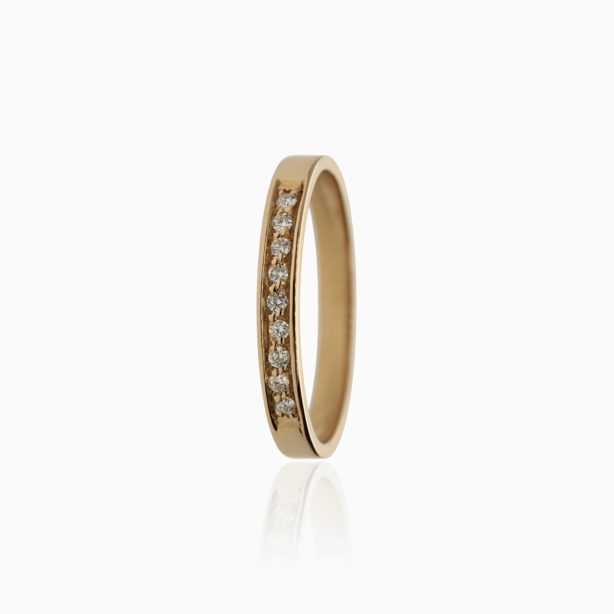 Eternity ring 0.09ct 18K