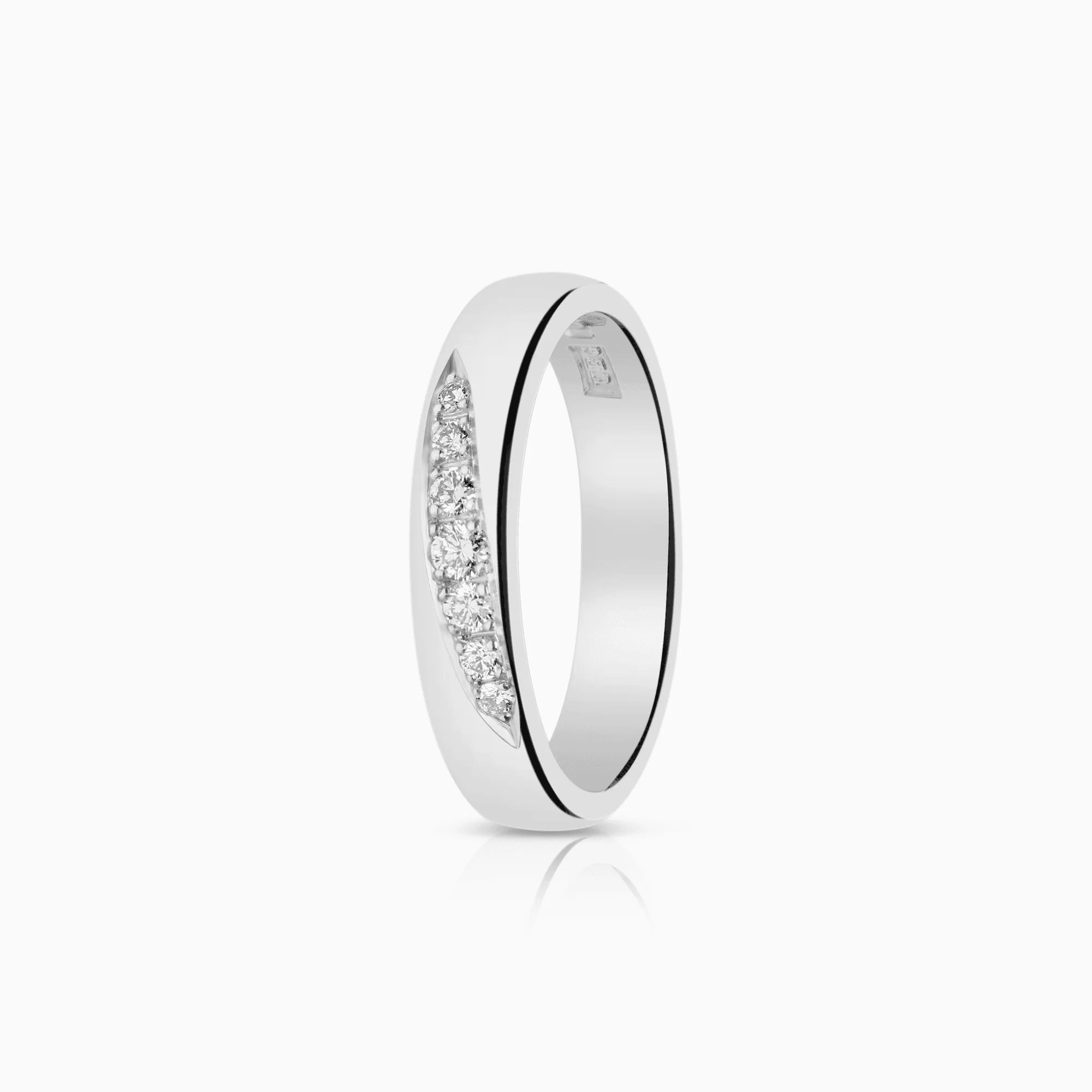 Eternity Ring 0.12ct 18K white gold