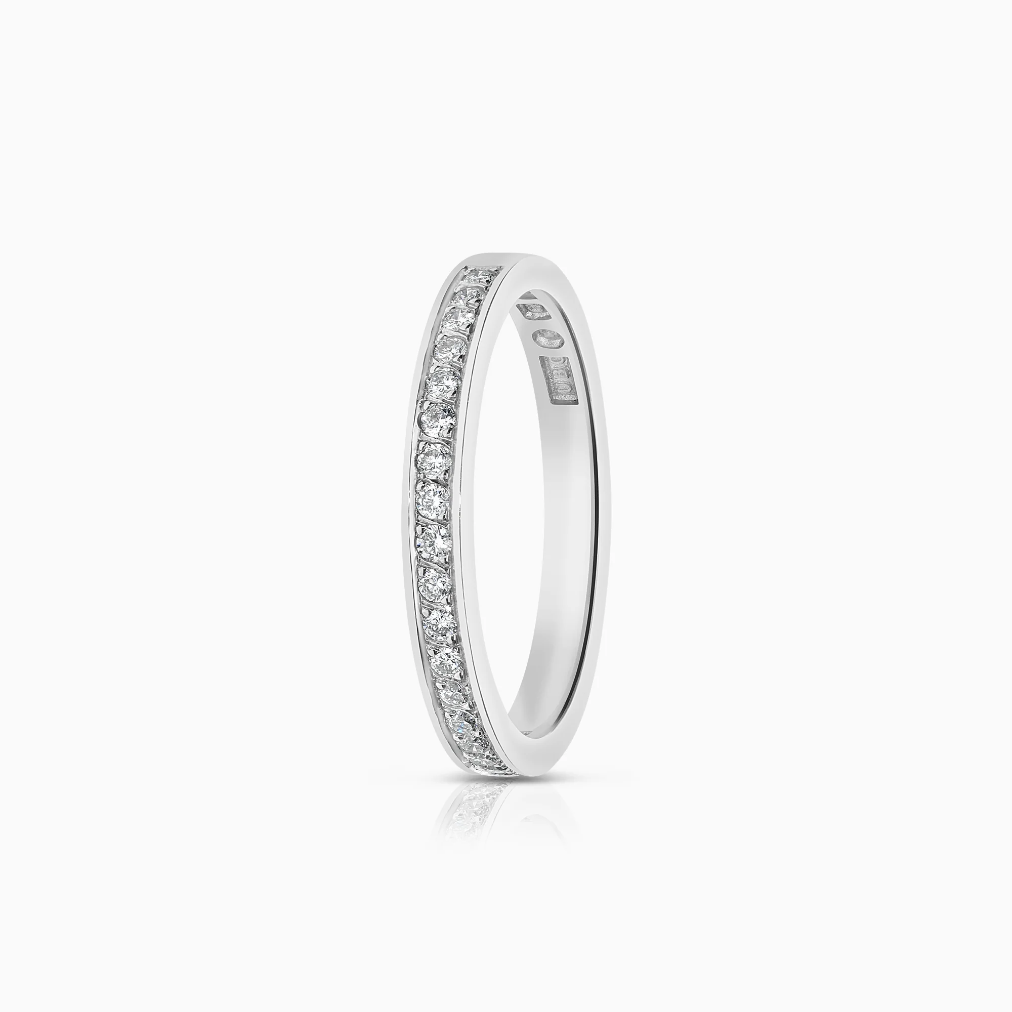 Eternity Ring 0.19ct 18K white gold