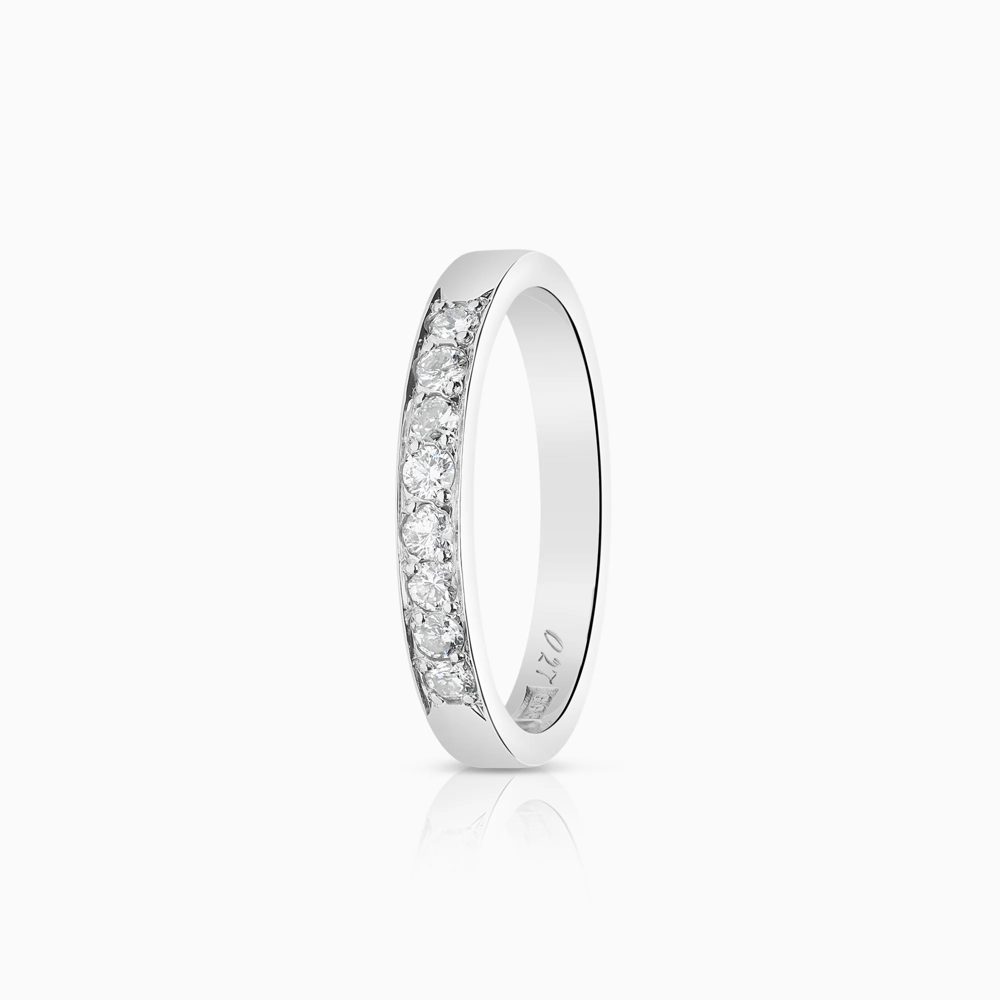 Eternity Ring 0.27ct 18K white gold