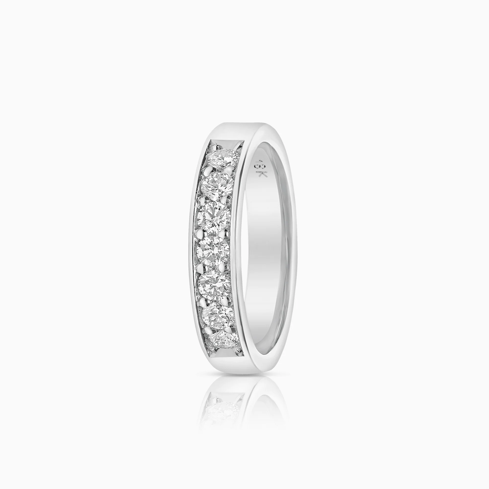 Eternity Ring 0.42ct 18K white gold