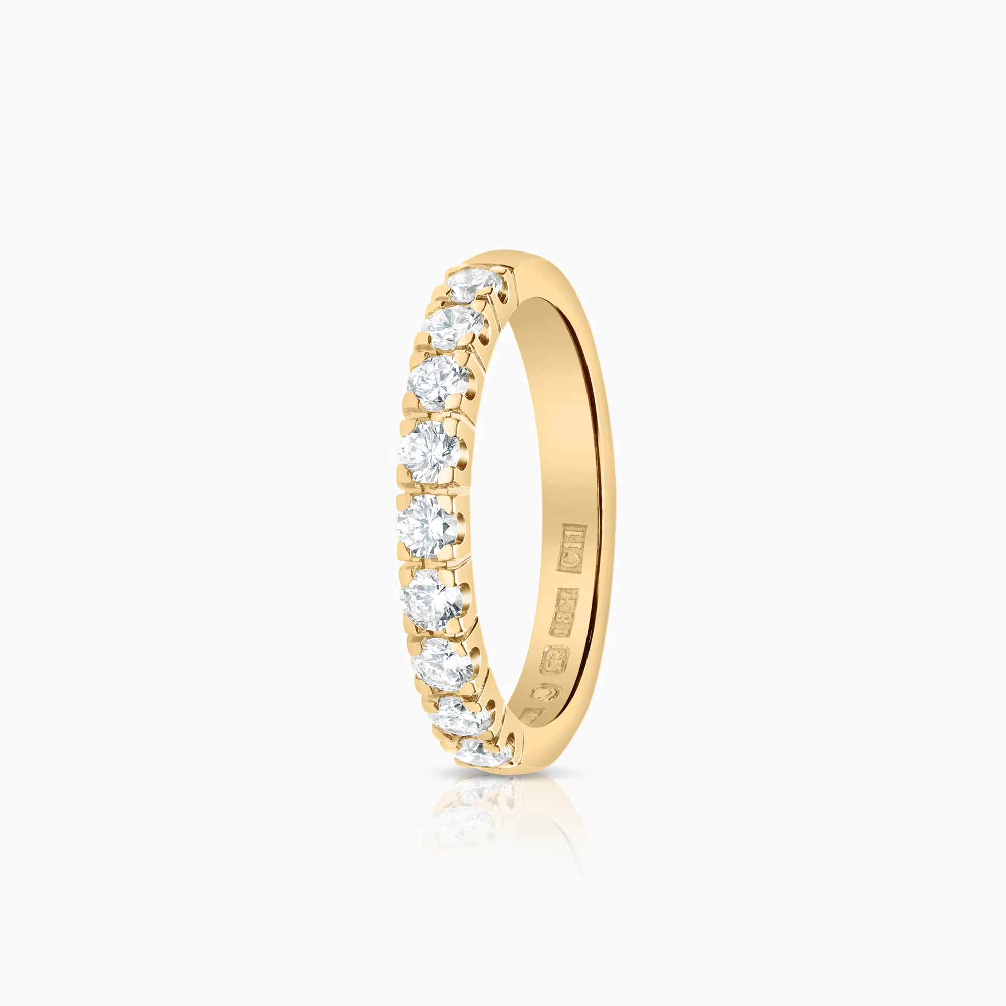 Eternity ring 0.45ct 18K gold