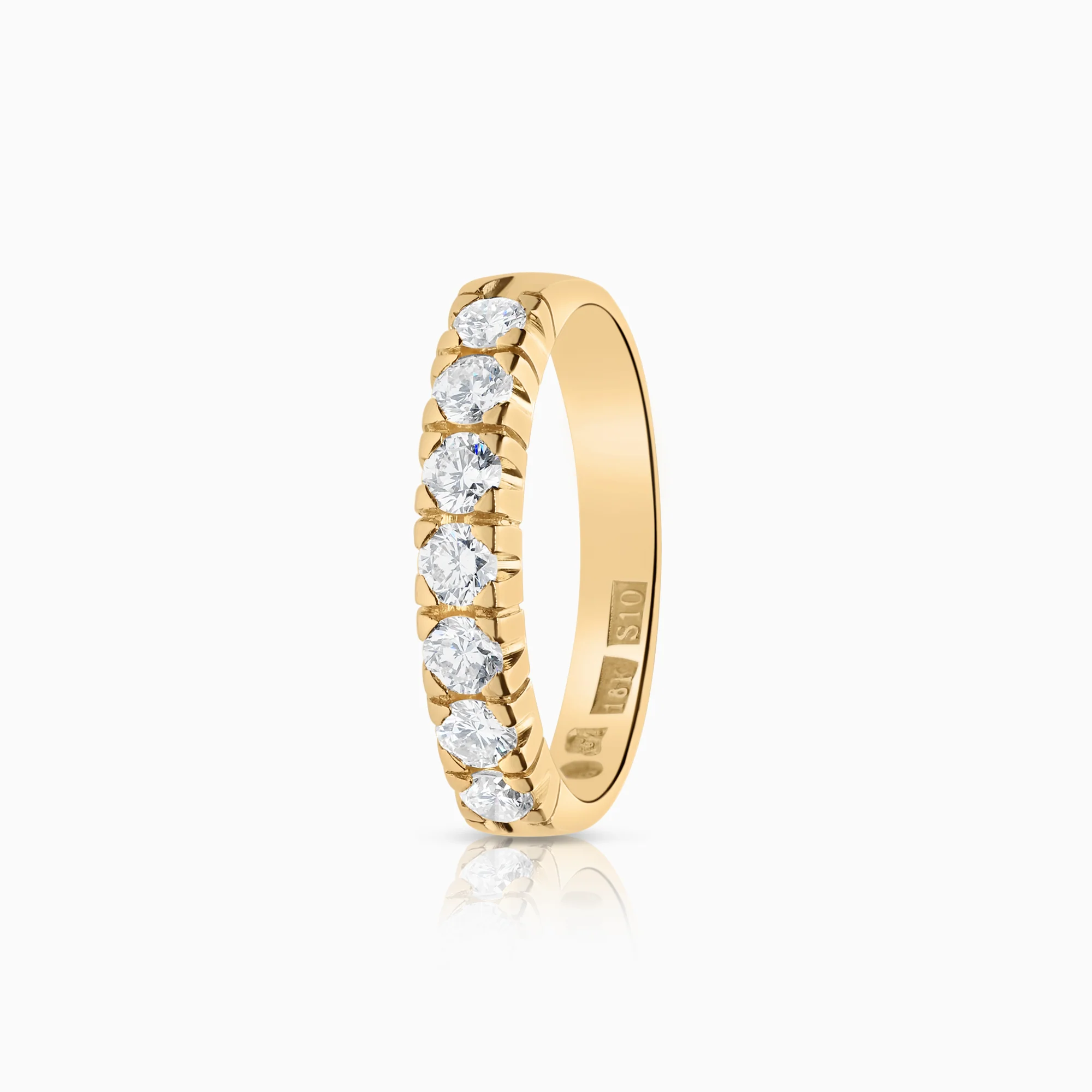 Eternity ring 0.46ct 18K gold