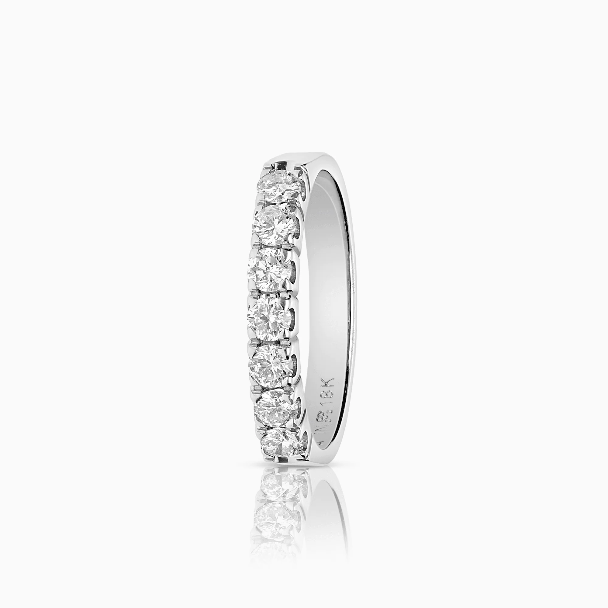 Eternity Ring 0.49ct 18K white gold