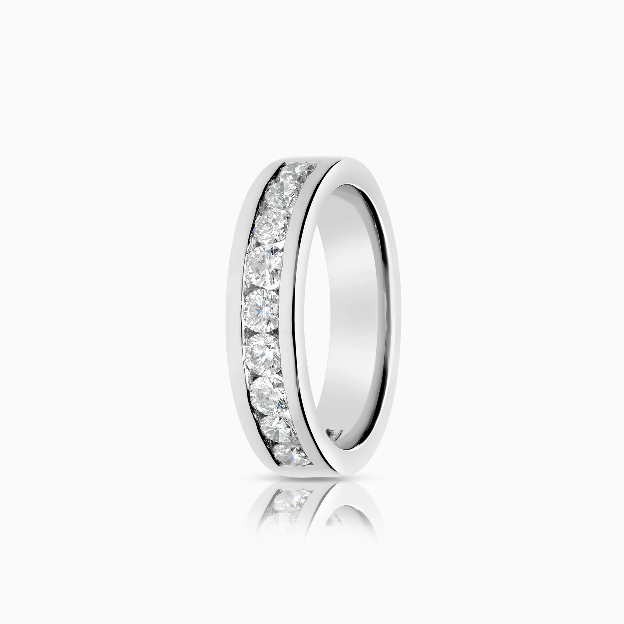 Eternity Ring 0.72ct 18K white gold