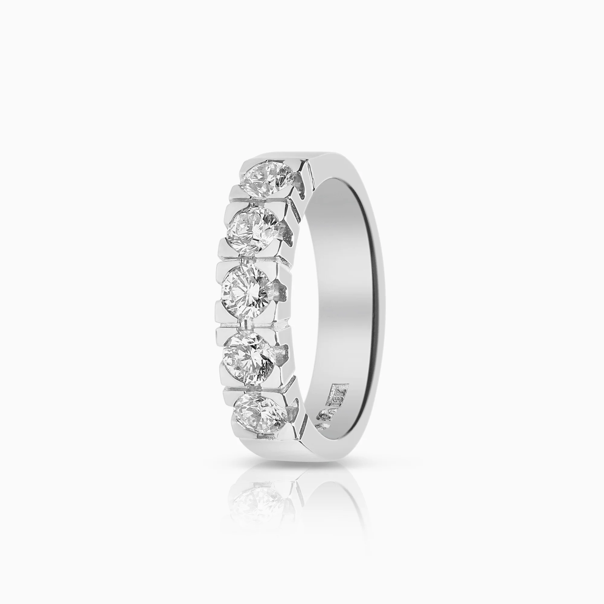 Eternity Ring 0.77ct 18K white gold