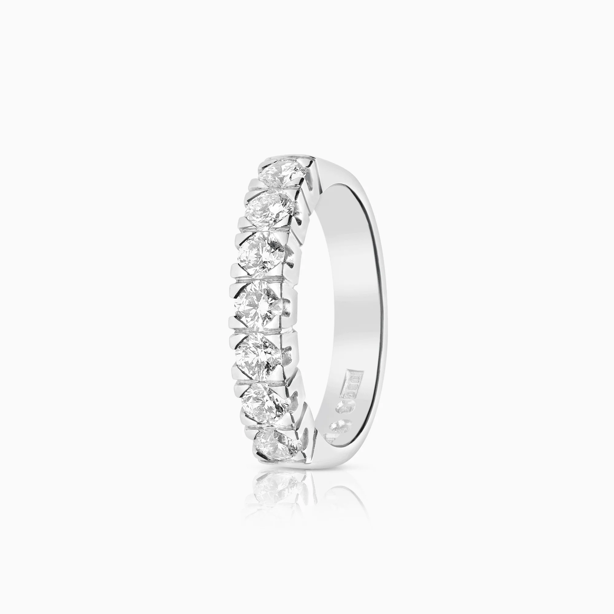 Eternity Ring 0.84ct 18K white gold