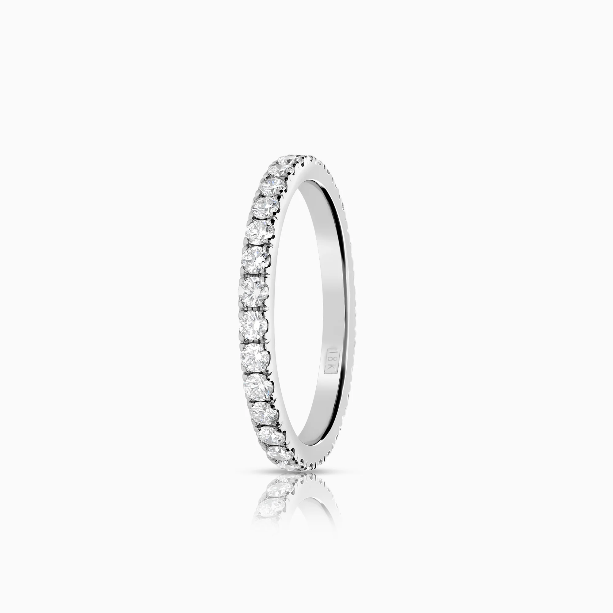 Eternity Ring 0.87ct 18K white gold