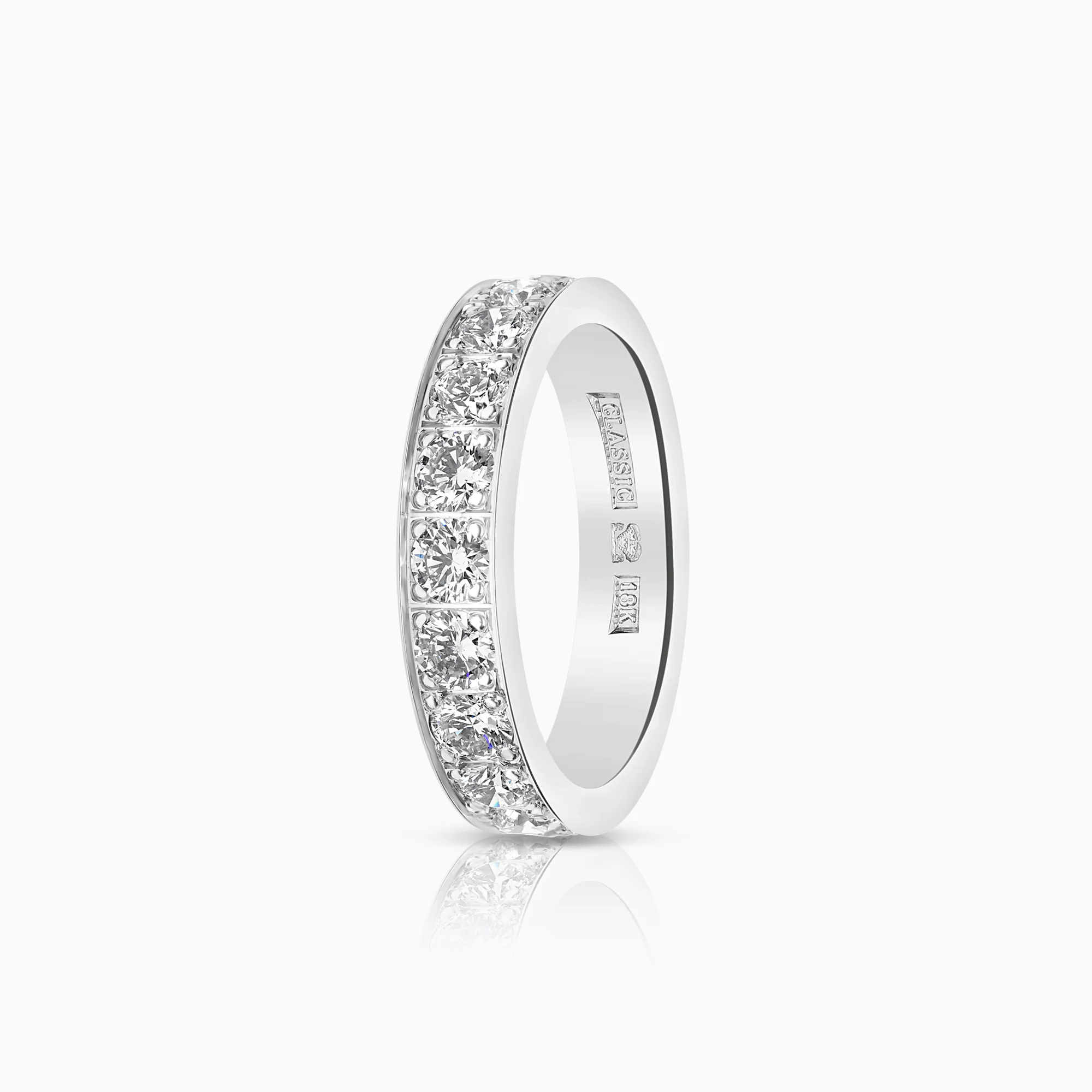 Eternity Ring 1.10ct 18K white gold
