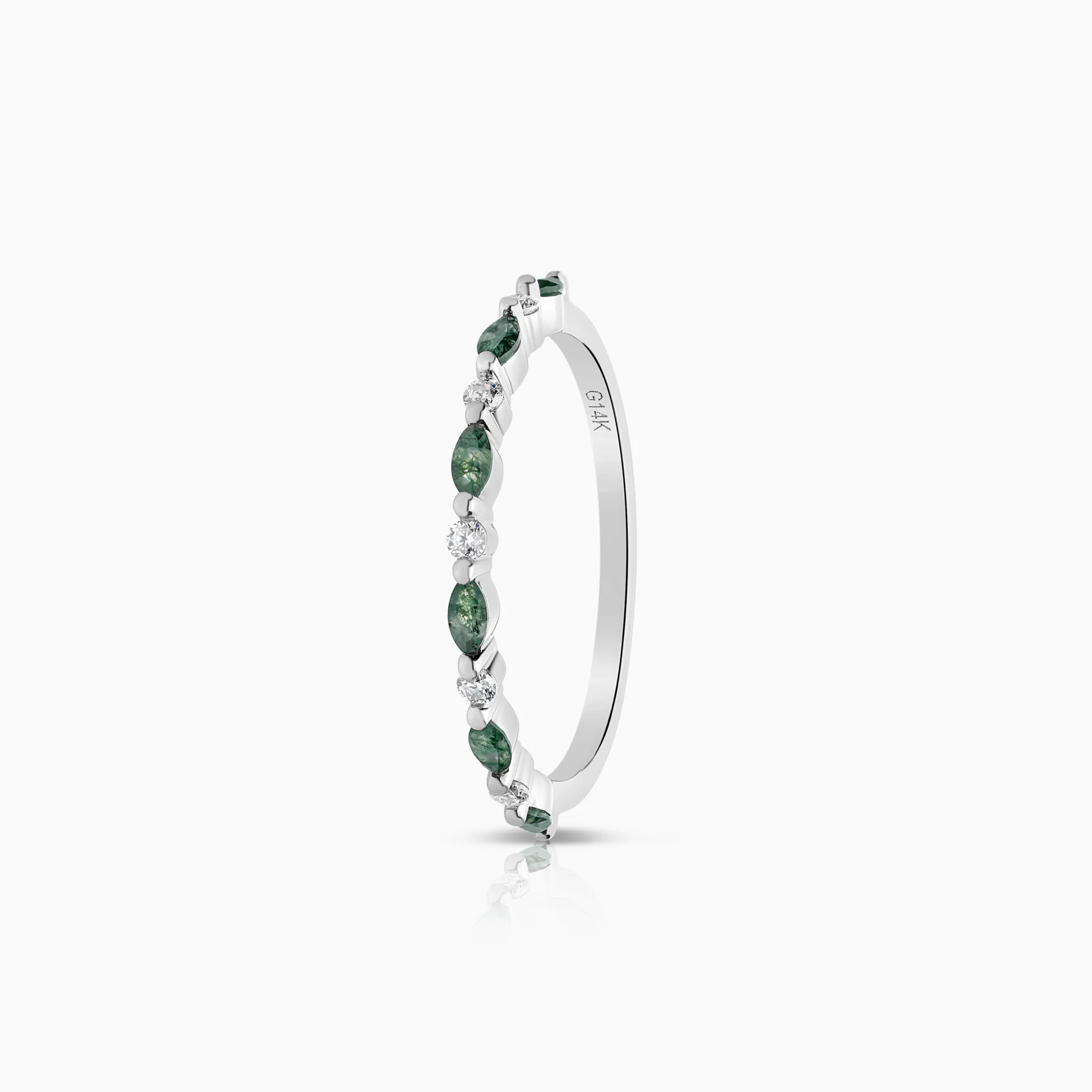 Eternity Ring 1.15g 14K white gold