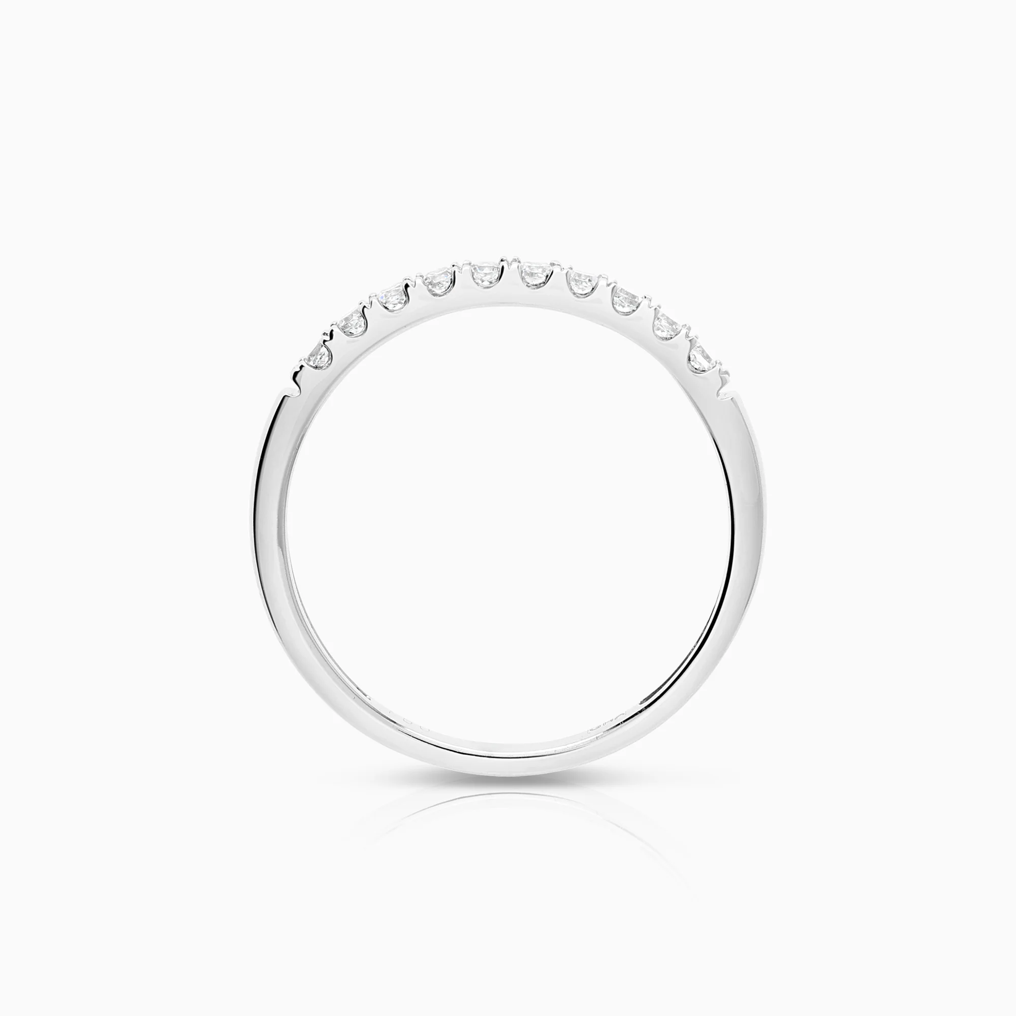Eternity Ring with cubic zirconia 1.53g 18K white gold - Image 2