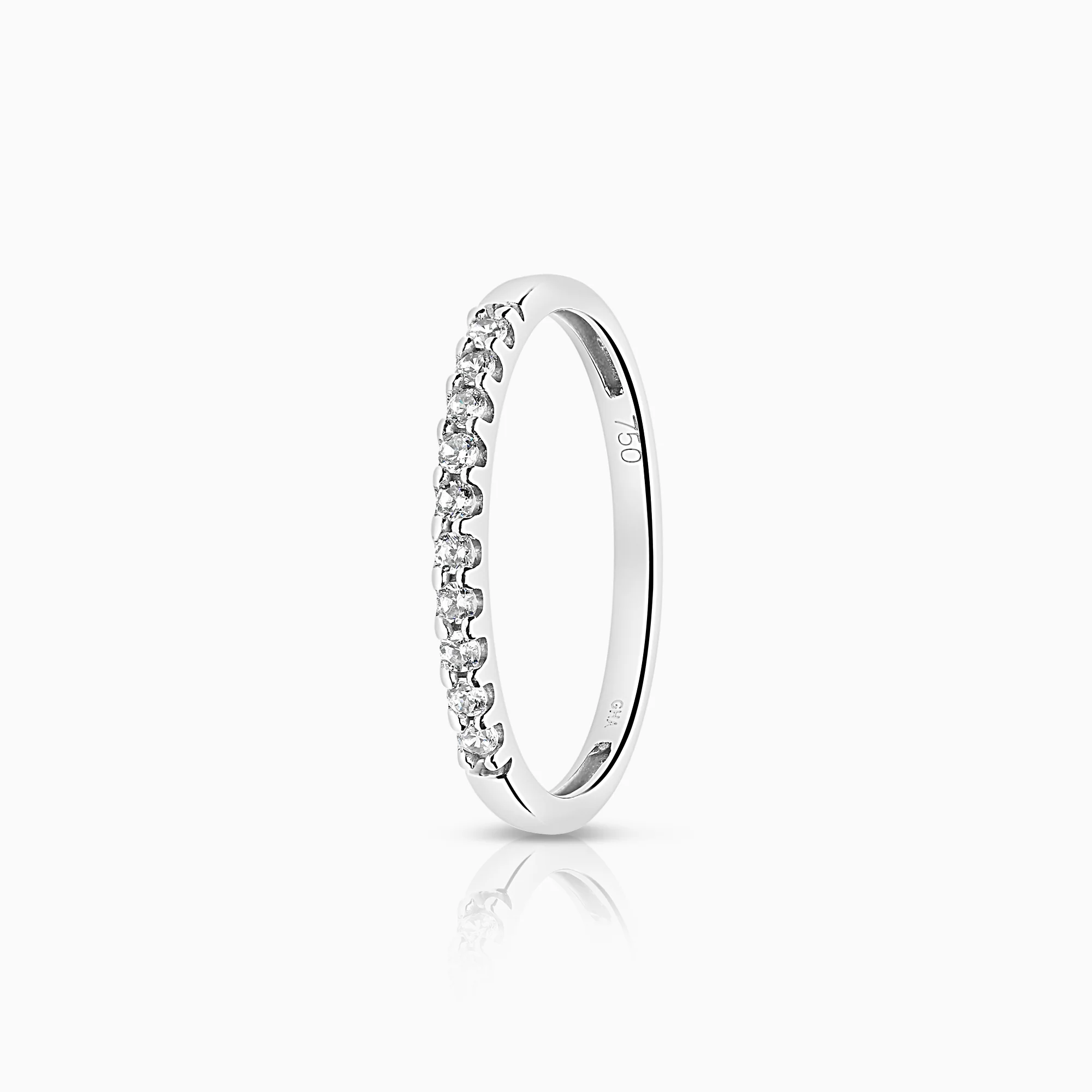 Eternity Ring 1.67g cubic zirconia 18K white gold