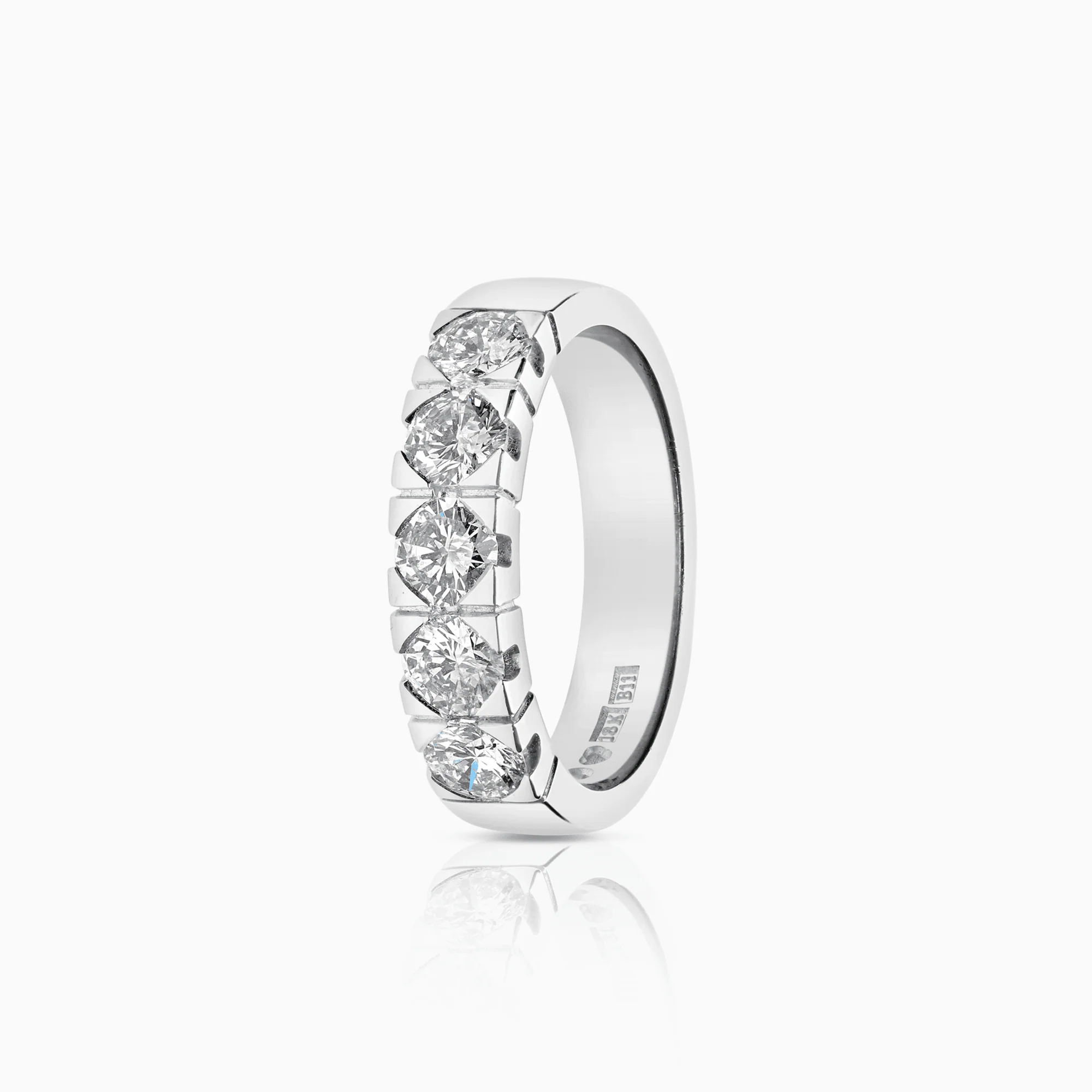 Eternity Ring 1.01ct 18K white gold