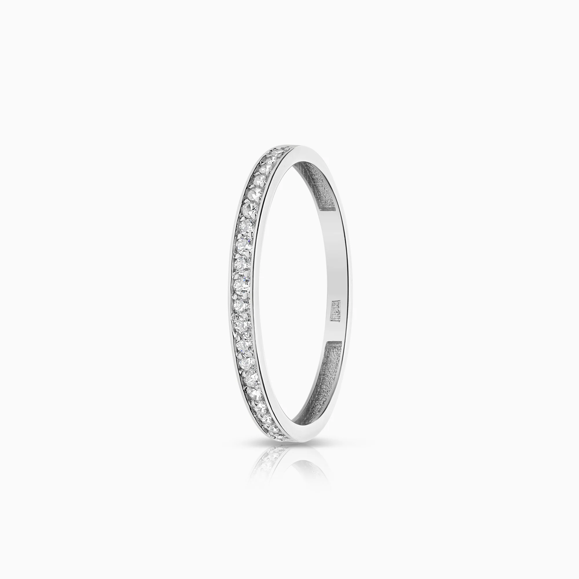 Eternity Ring cubic zirconia 1.27g 18K white gold