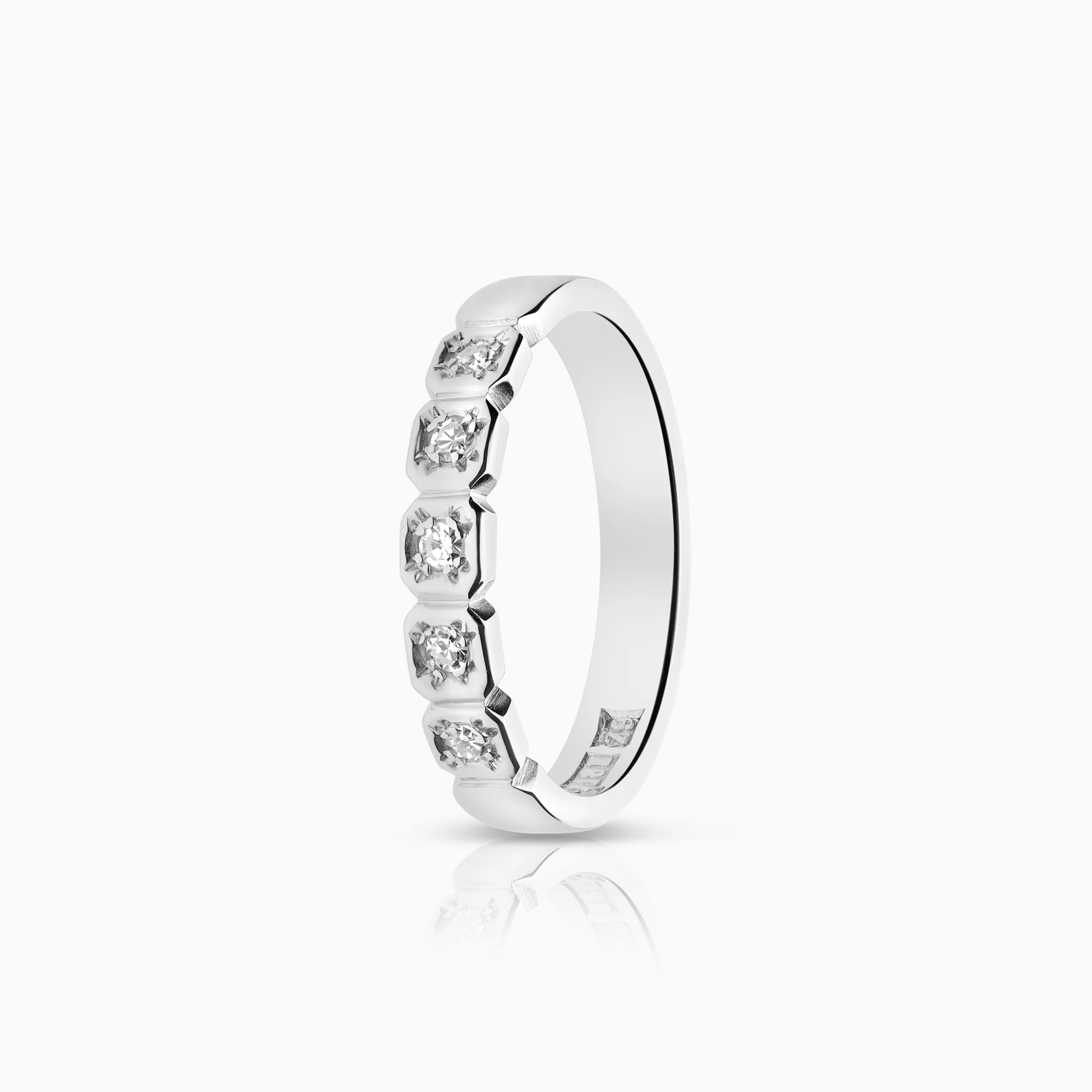 Eternity Ring diamonds 0.10 ct 18K white gold