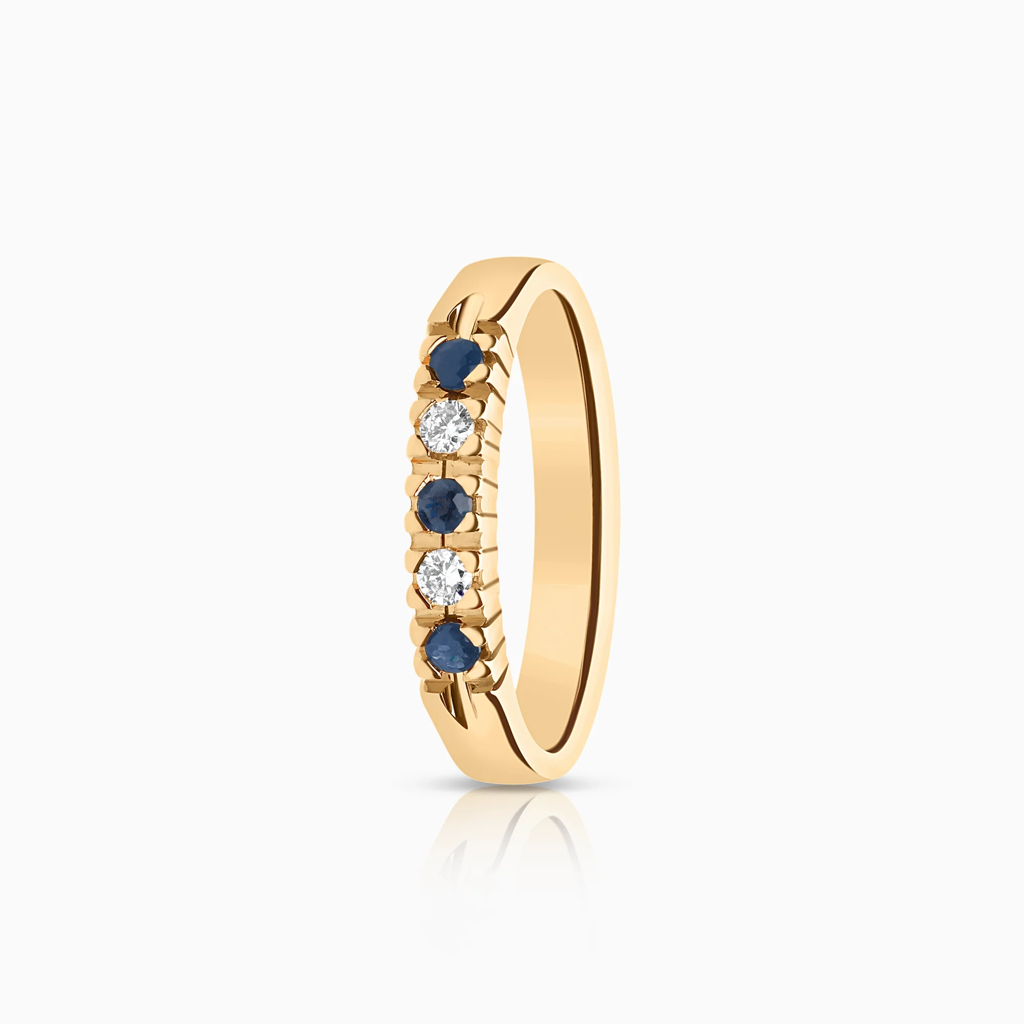 Eternity Ring sapphire 0.06ct 18K gold