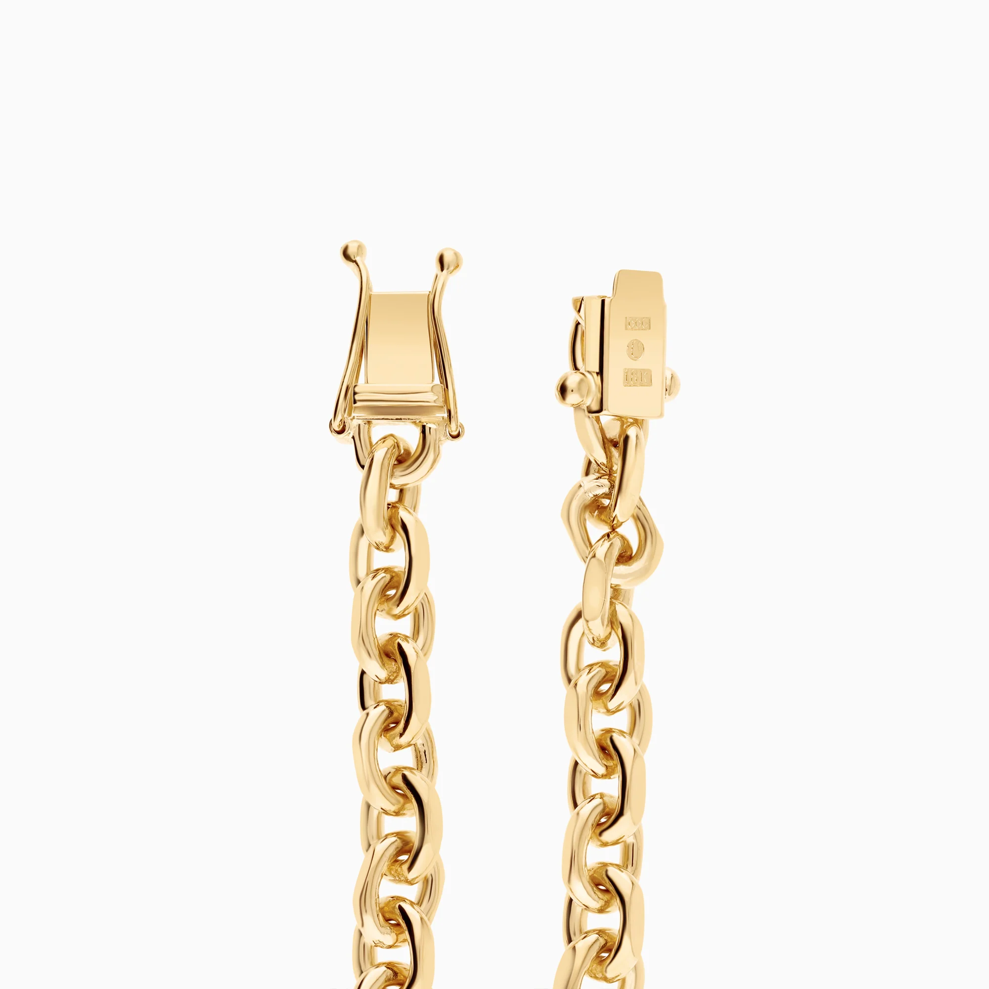 Cable bracelet 27.89g 18K gold - Image 2